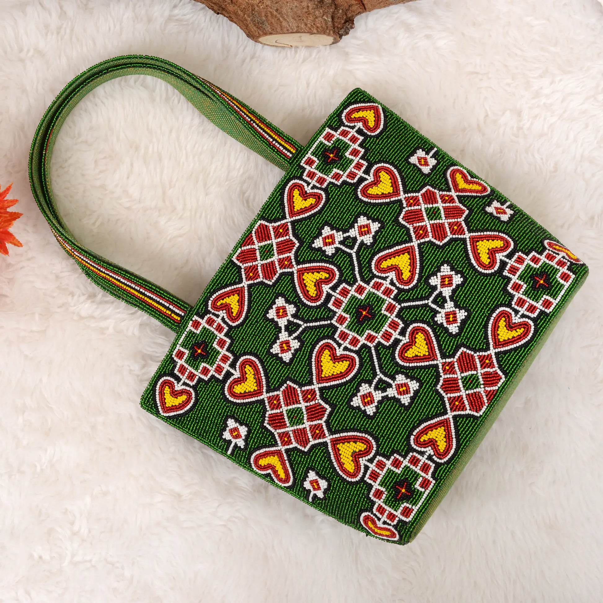 Patola Beaded Handbag