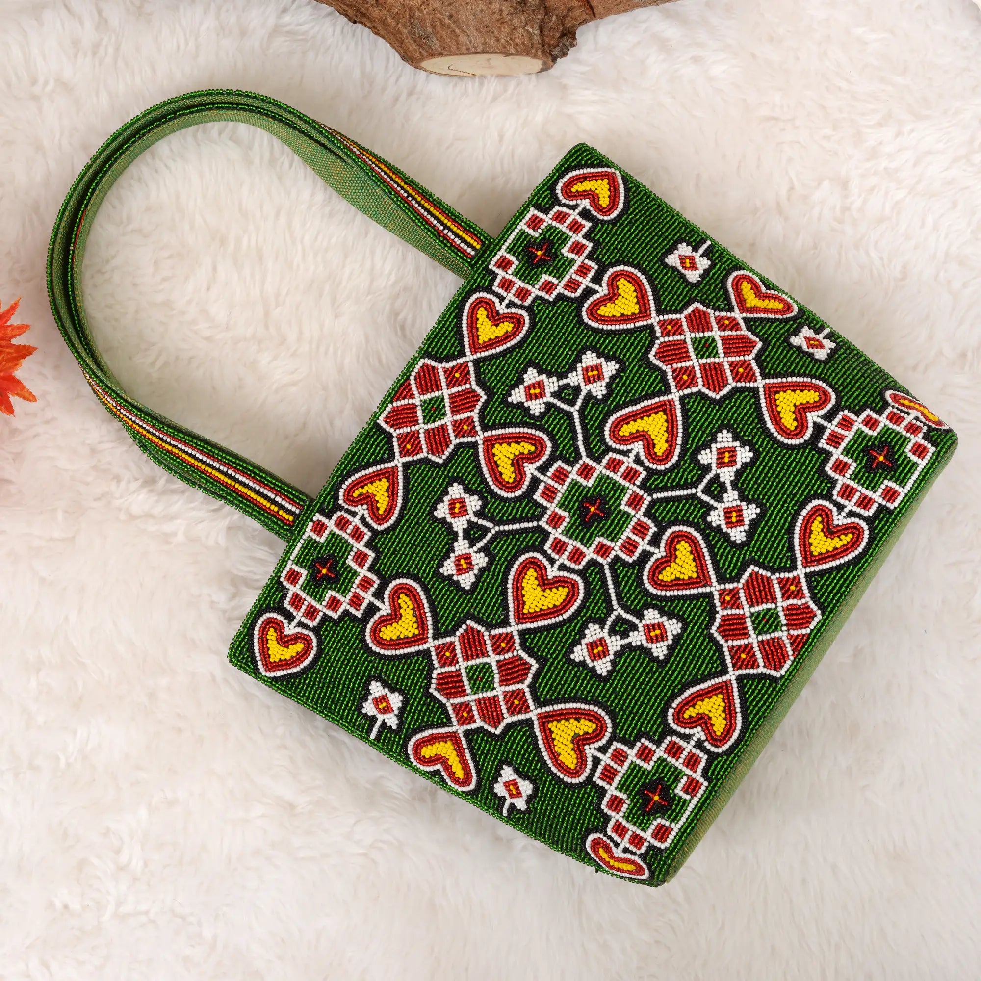 Patola Beaded Handbag
