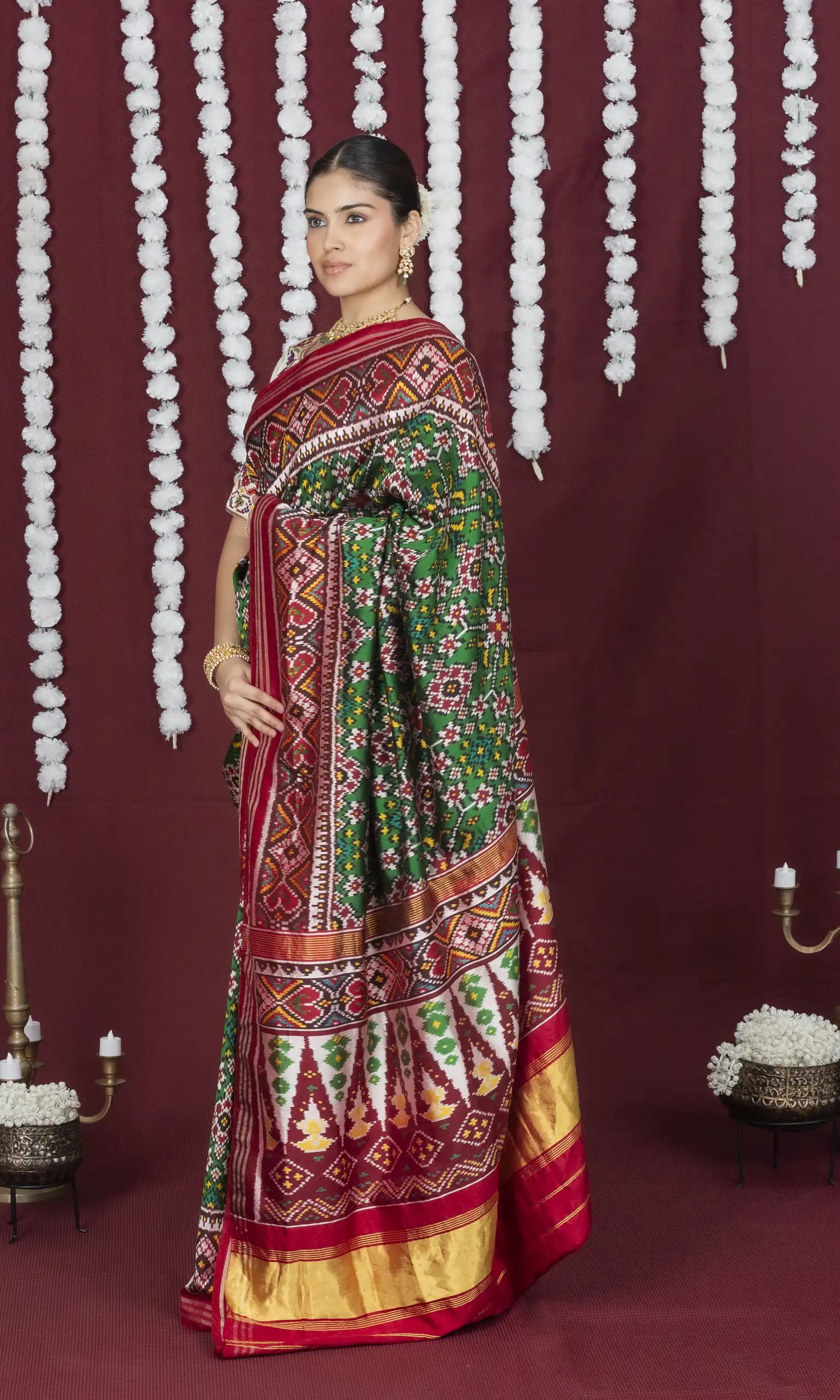Twill Weave Patola Saree