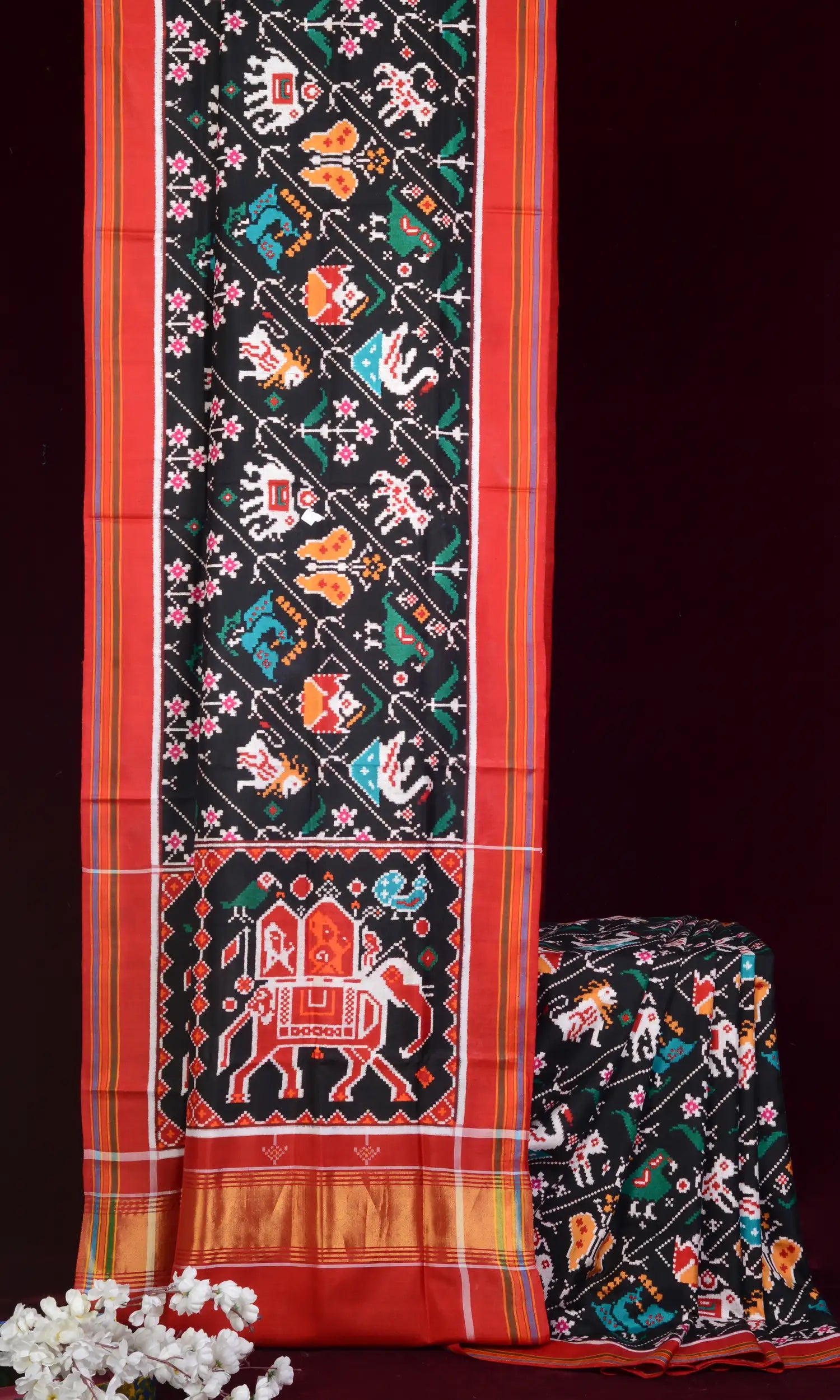 Double Ikat Patola Saree