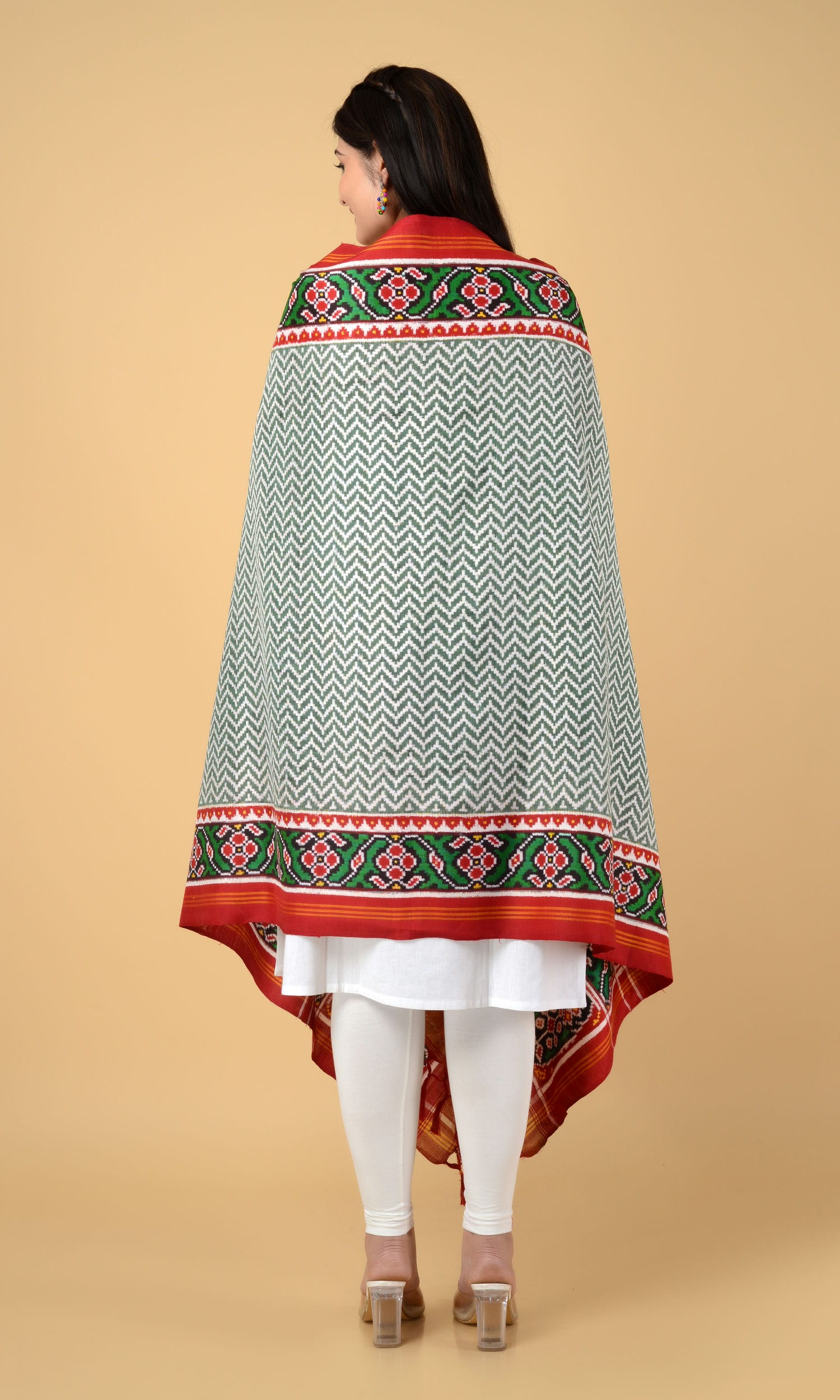 Double Ikat Patola Dupatta Laheriya