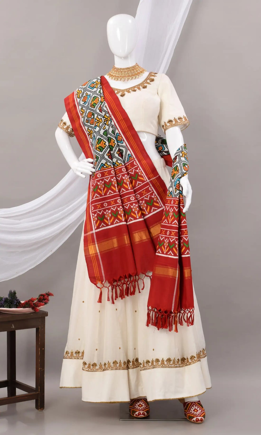 Double Ikat Patola Dupatta