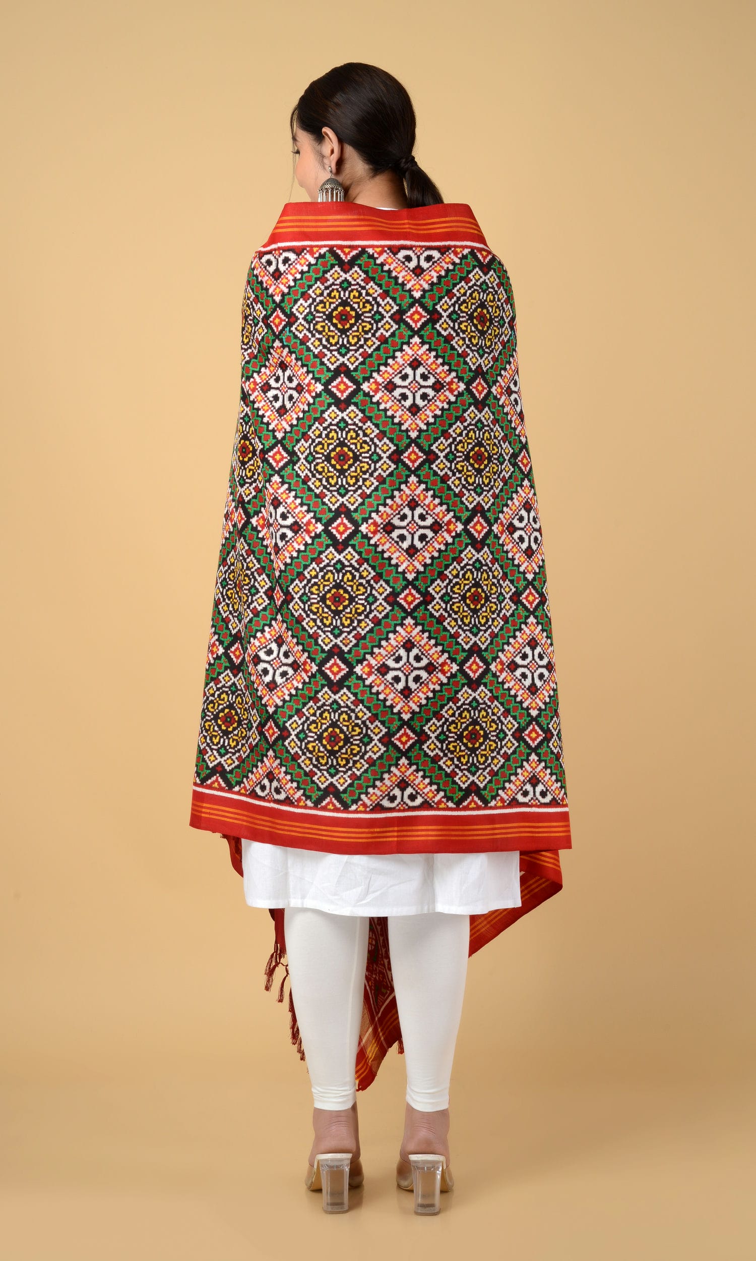 Double Ikat Patola Dupatta Chanda Chex