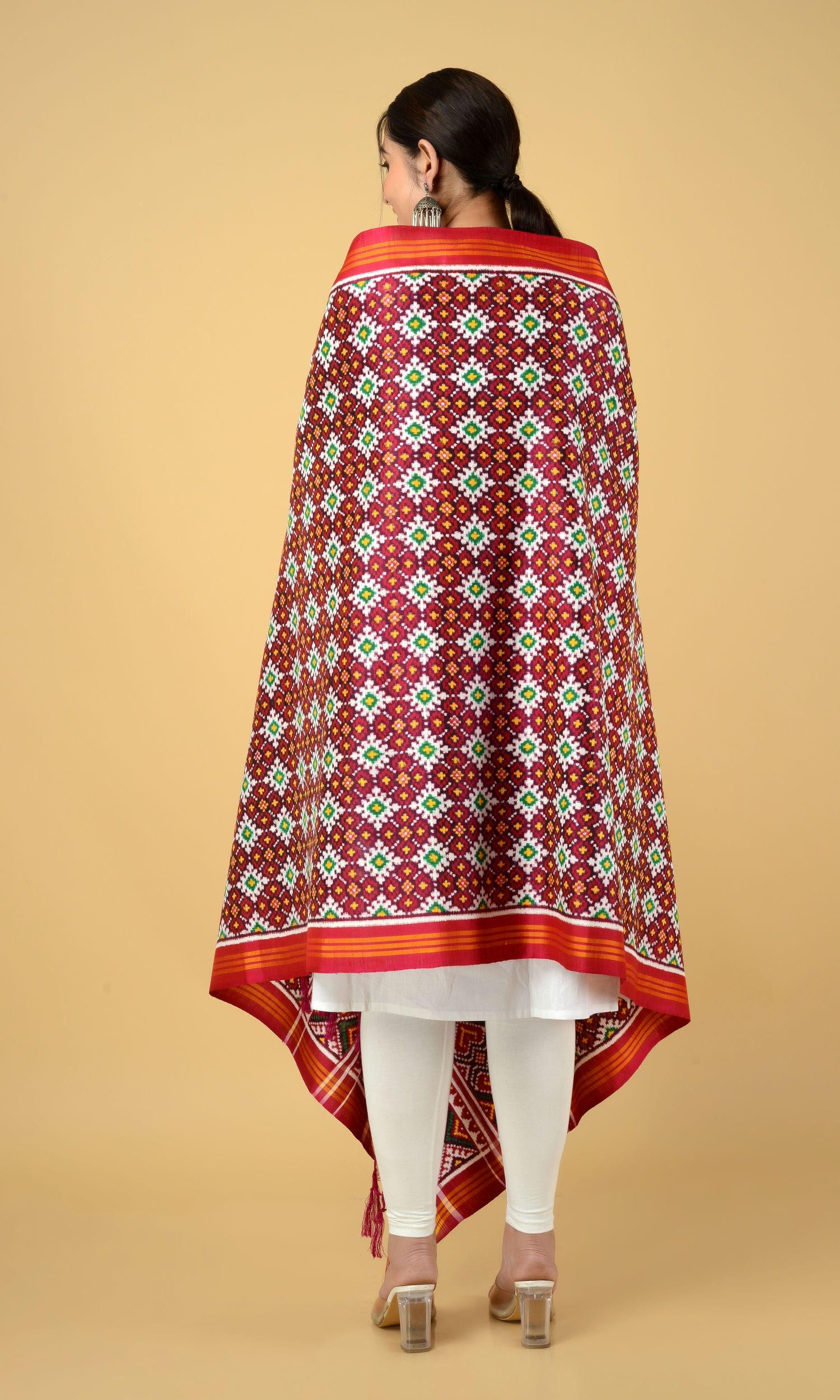Double Ikat Patola Dupatta Chanda