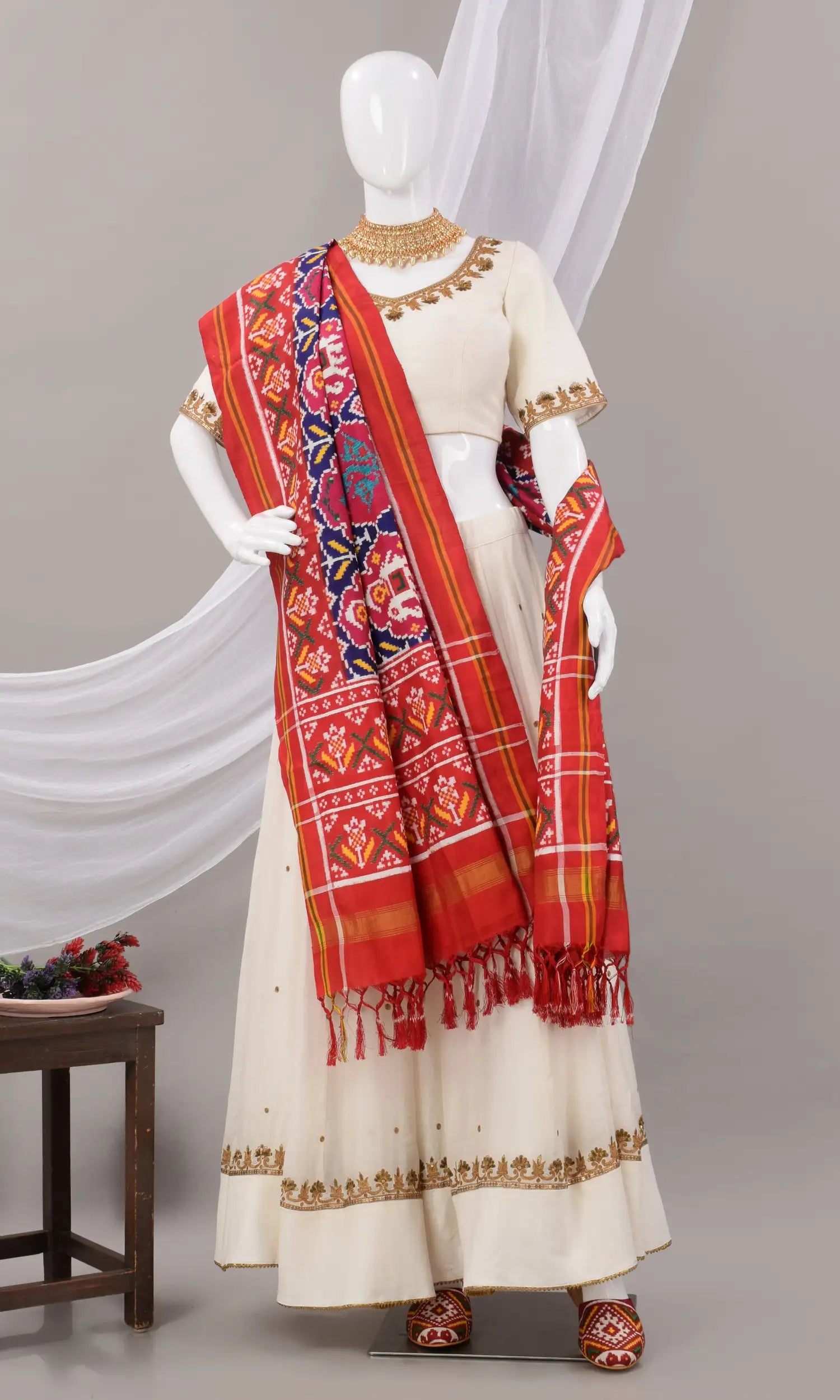 Double Ikat Patola Dupatta