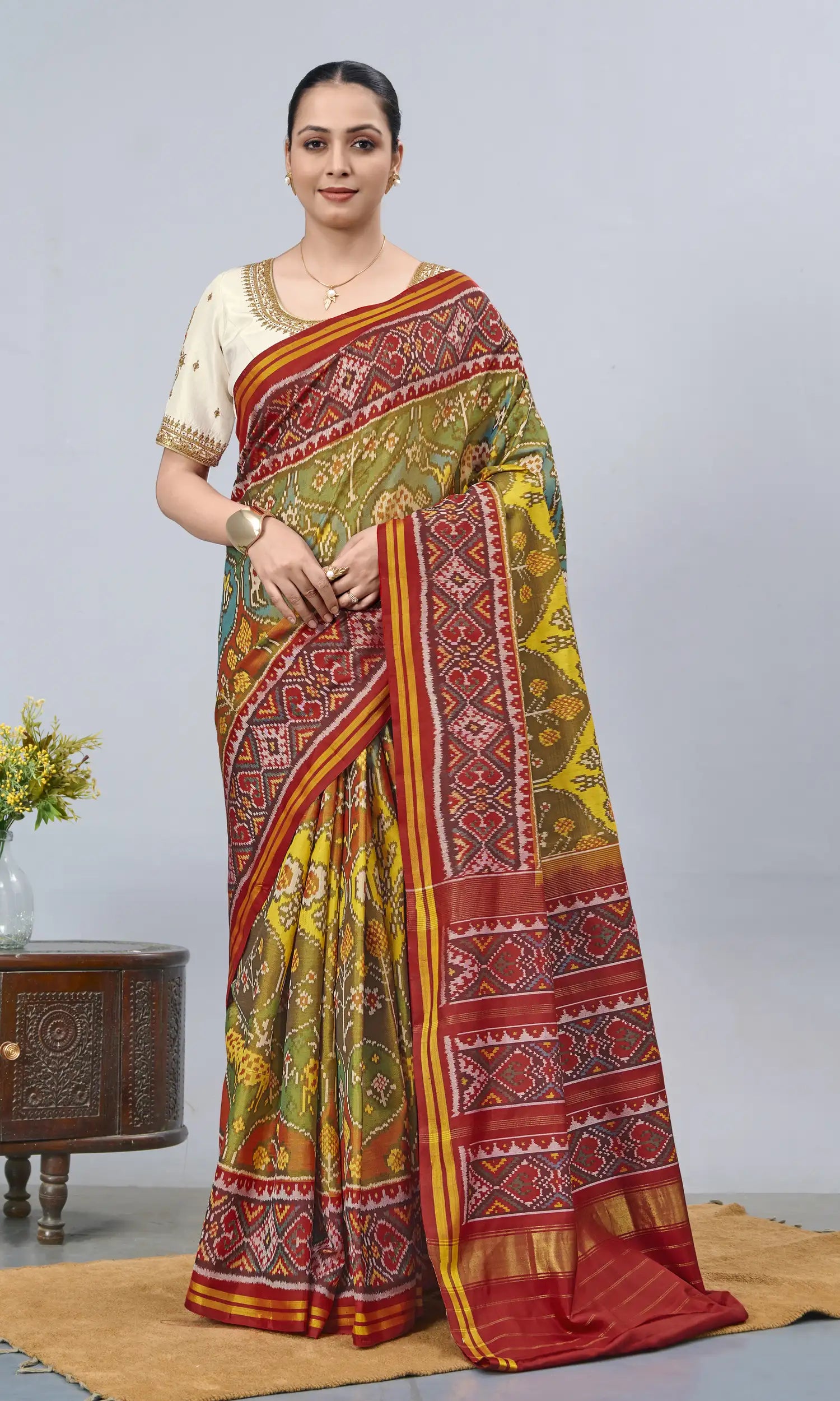 Single Ikat Patola Saree