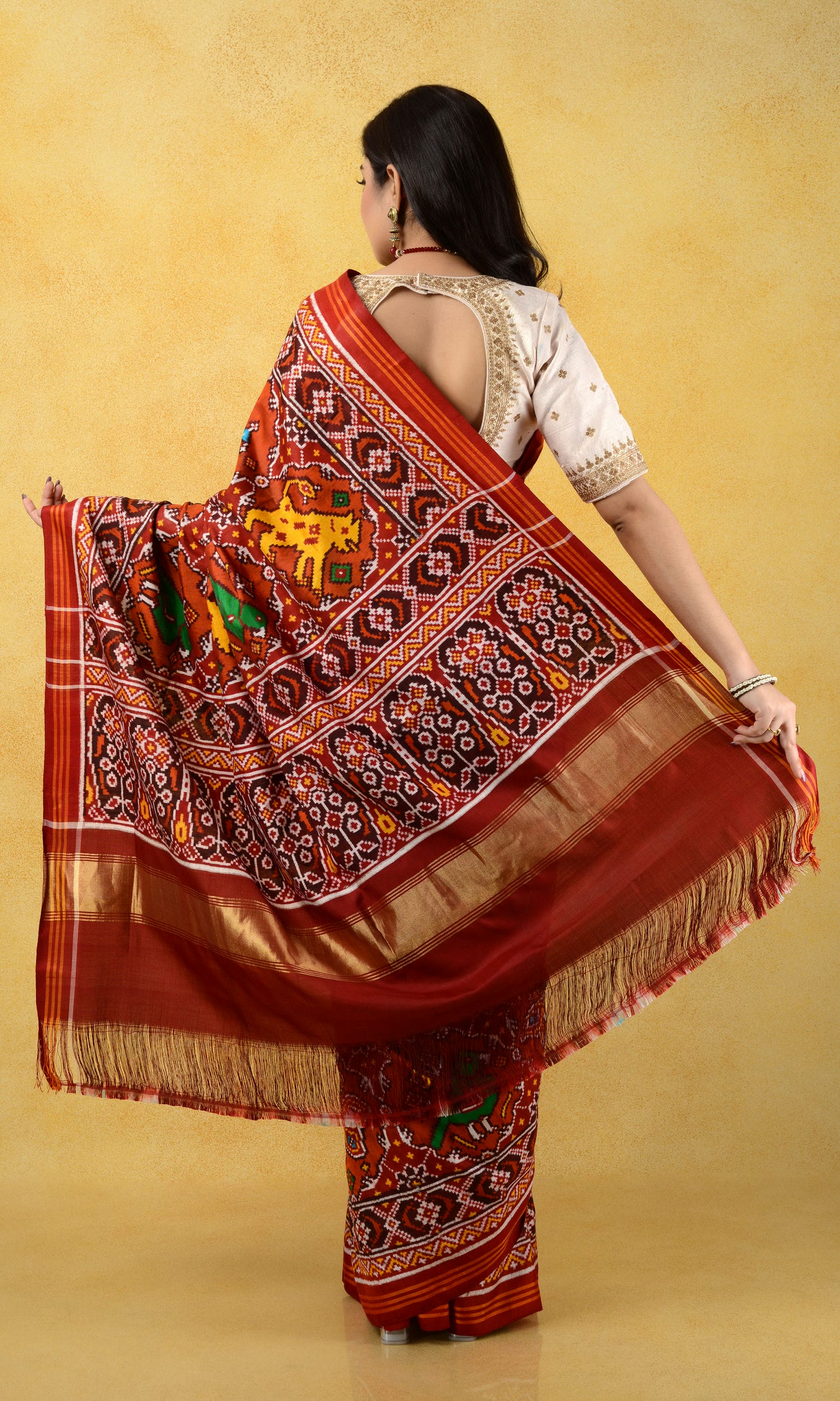 Double Ikat Patola Saree Patola Motifs