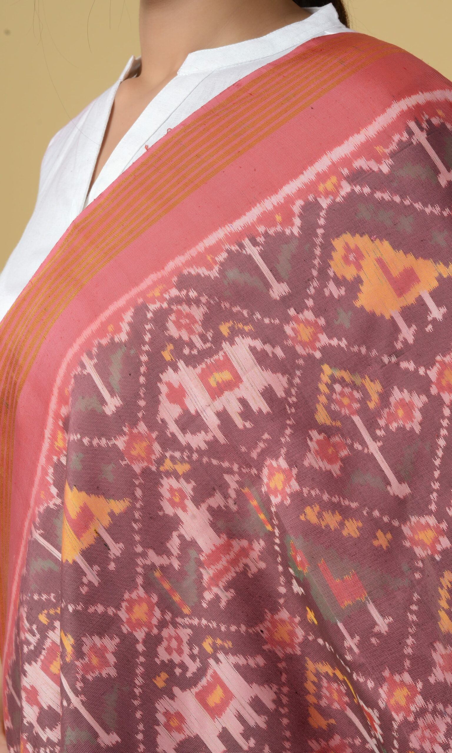 Single Ikat Patola Dupatta Nari Kunj