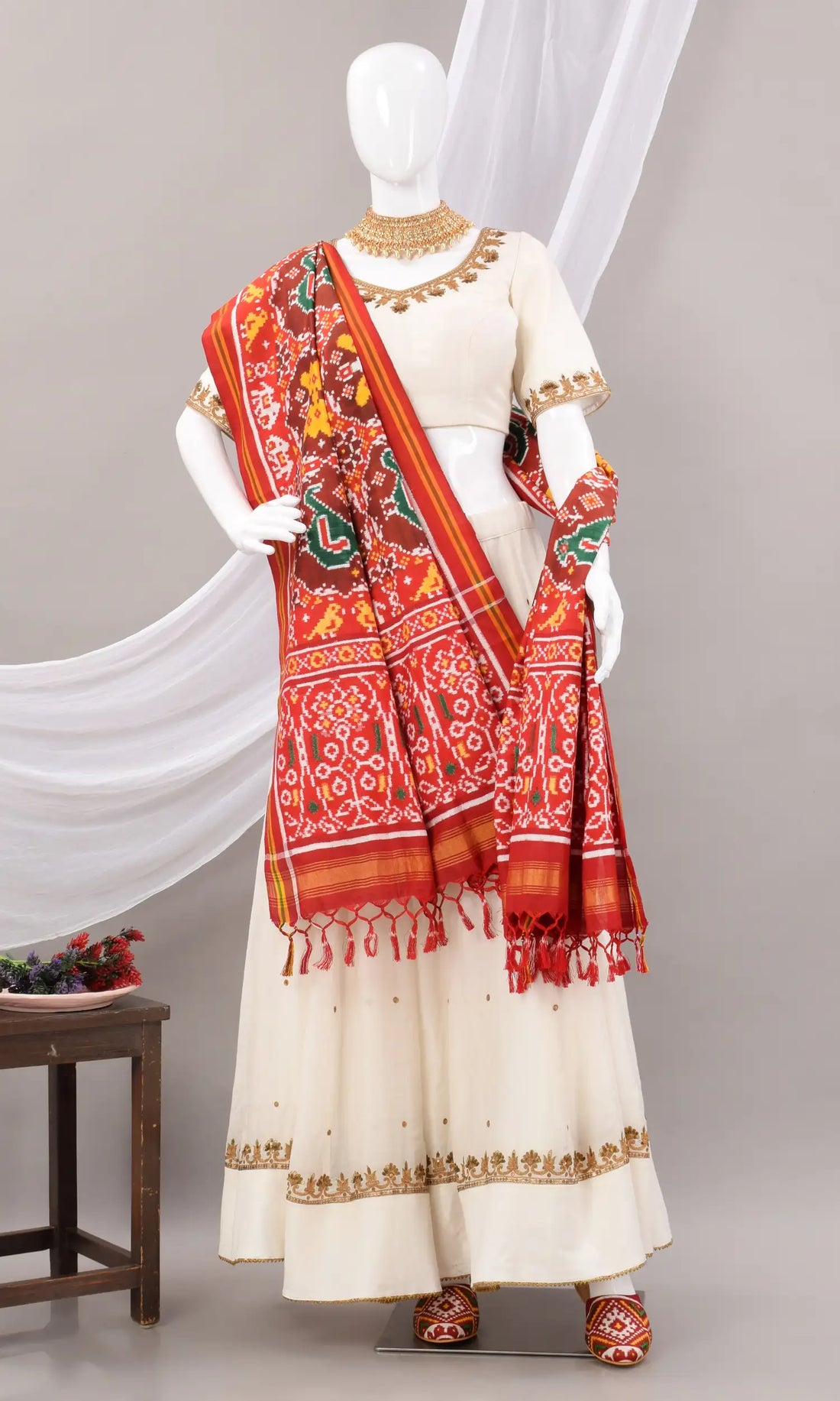Double Ikat Patola Dupatta