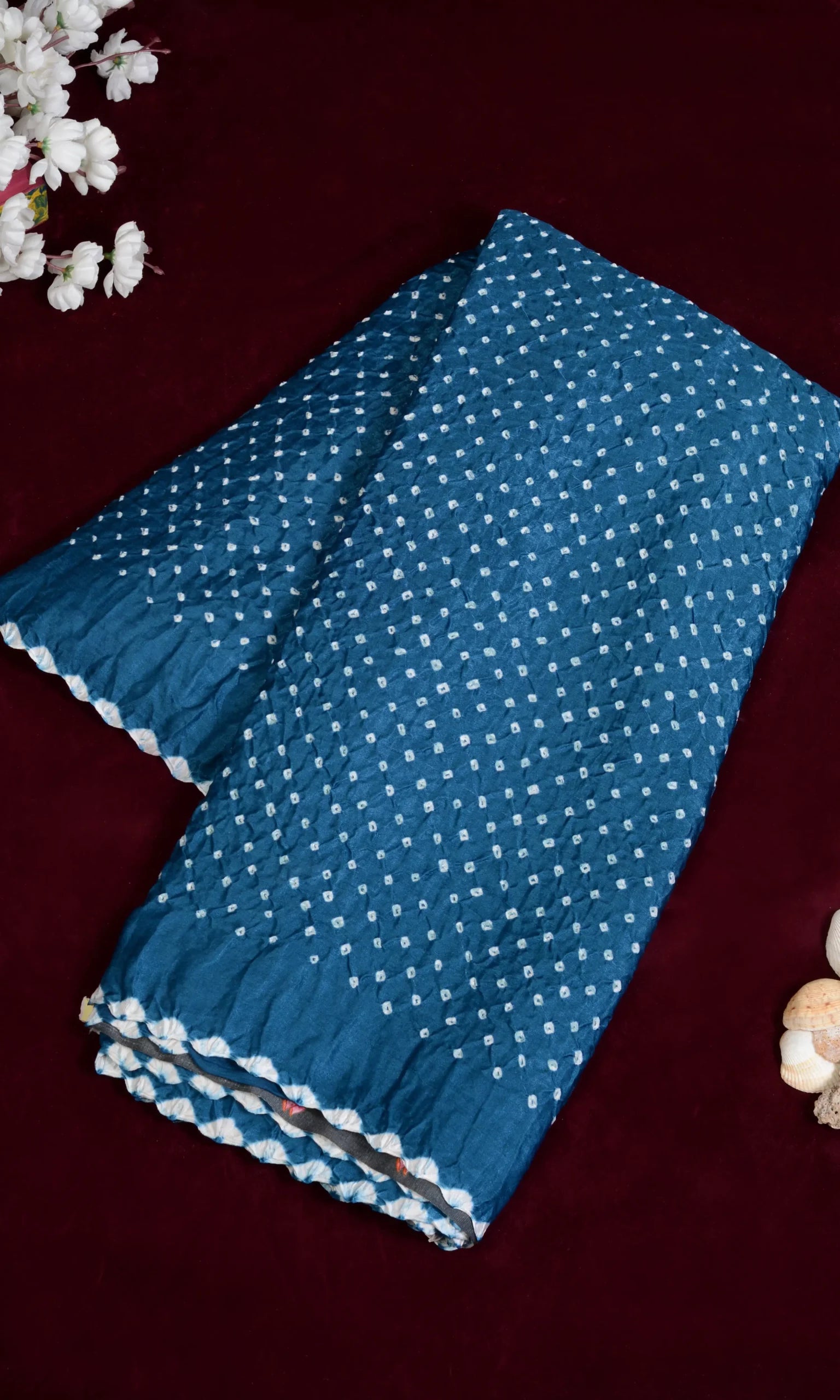 Pichhwai Bandhani Saree