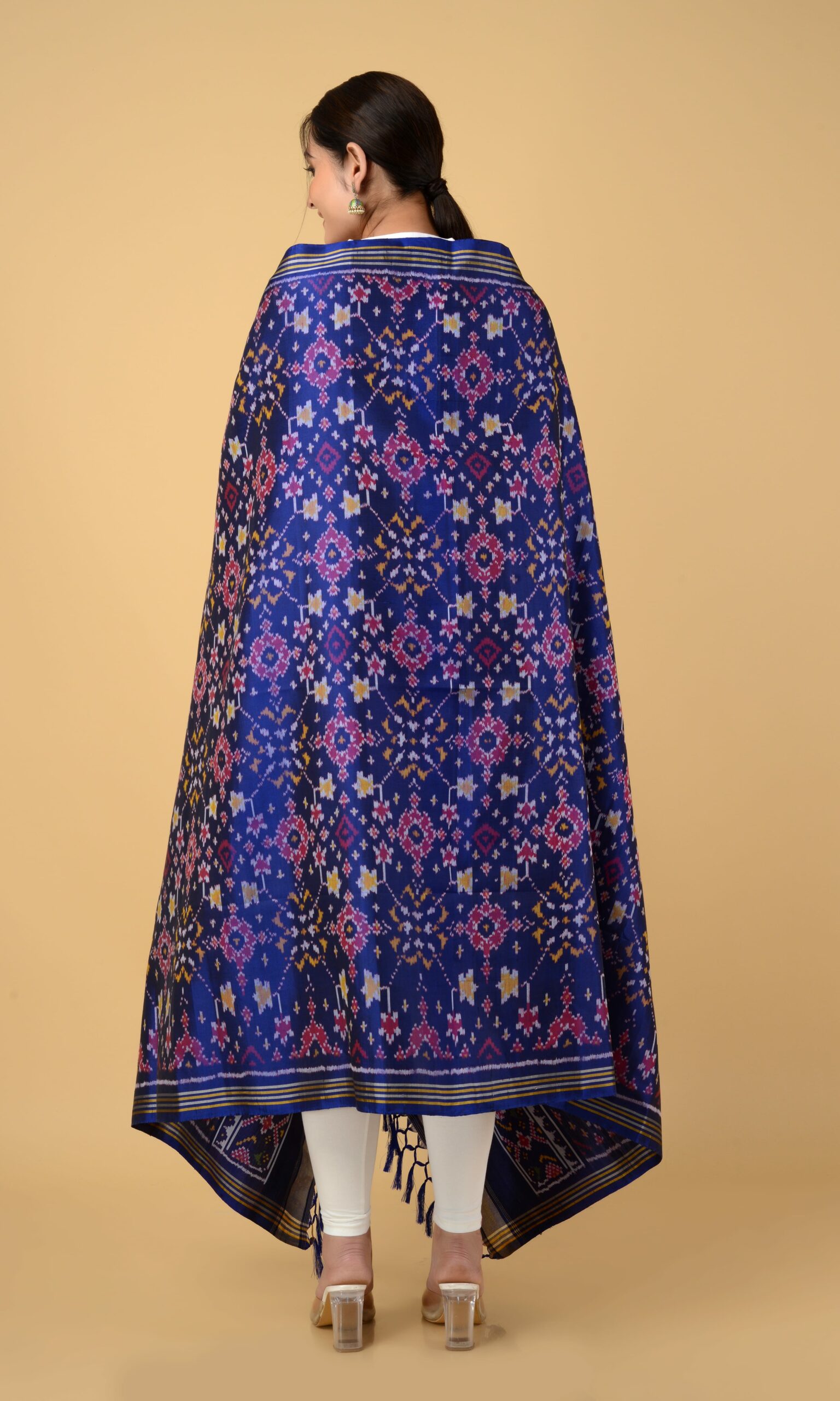 Single Ikat Patola Dupatta Nau Ratan