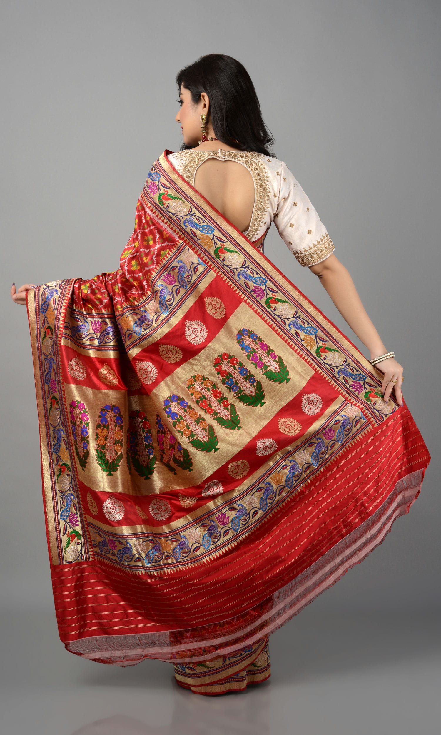 Paithani Single Ikat Patola Chanda