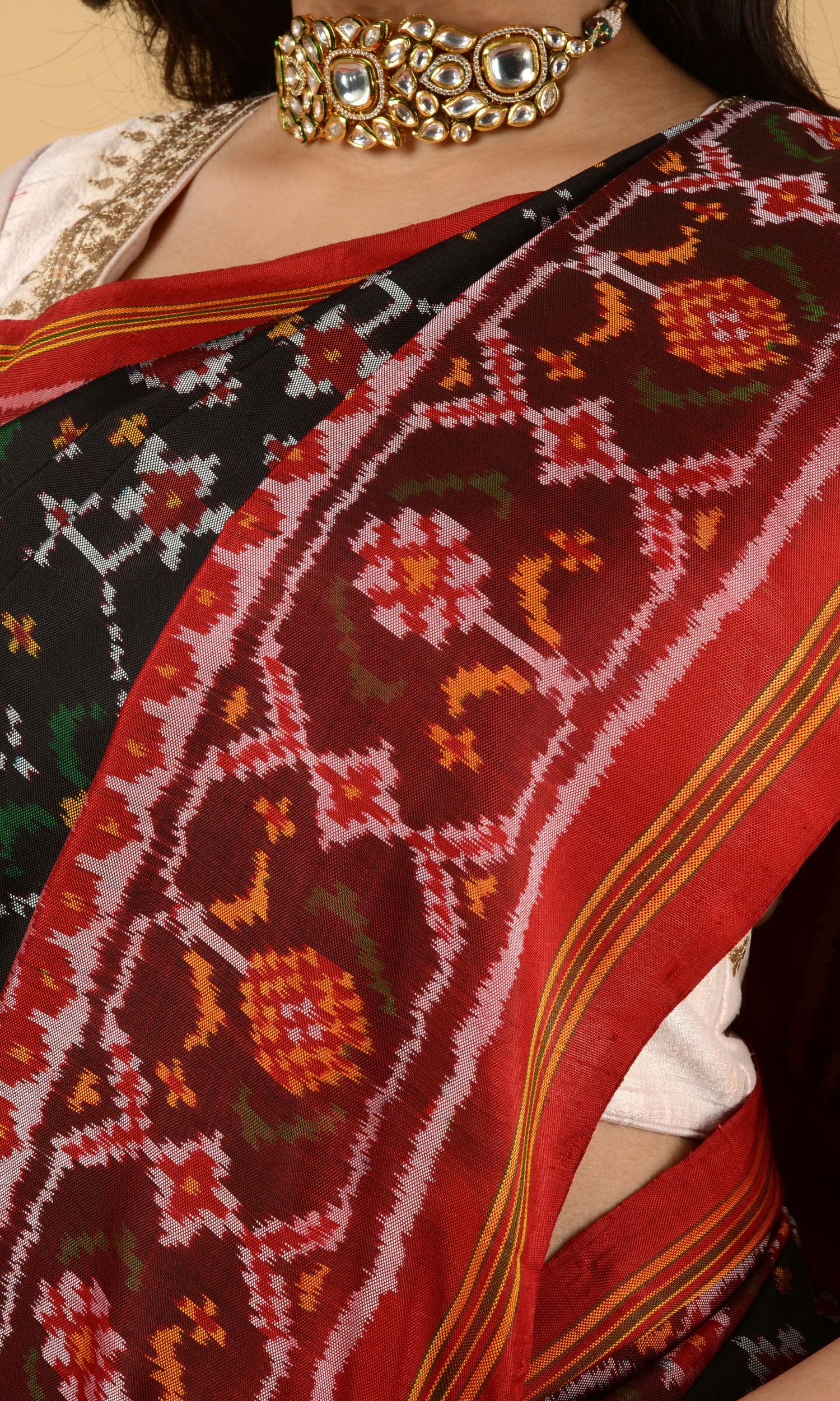 Single Ikat Patola Saree