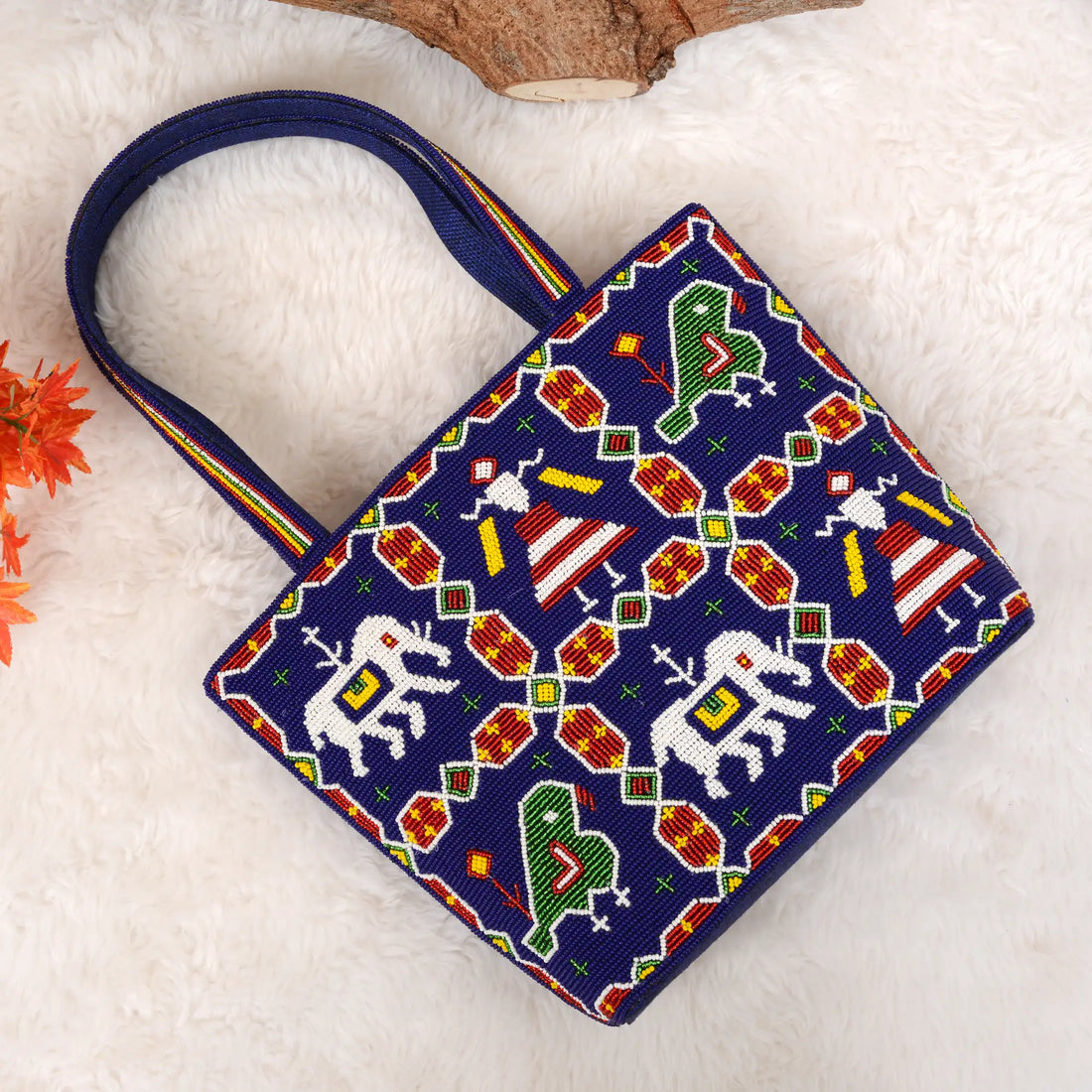 Patola Beaded Handbag