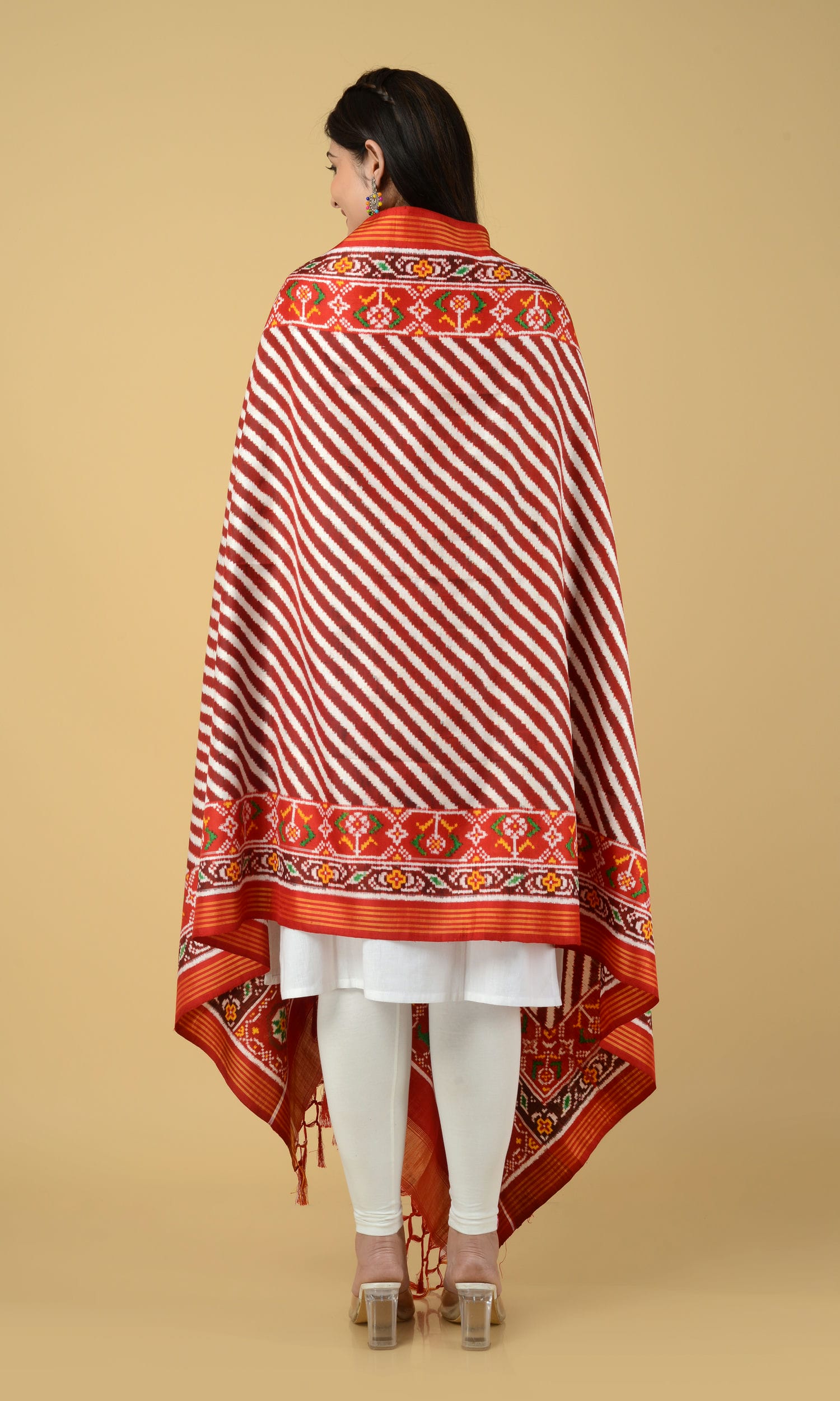 Double Ikat Patola Dupatta Laheriya