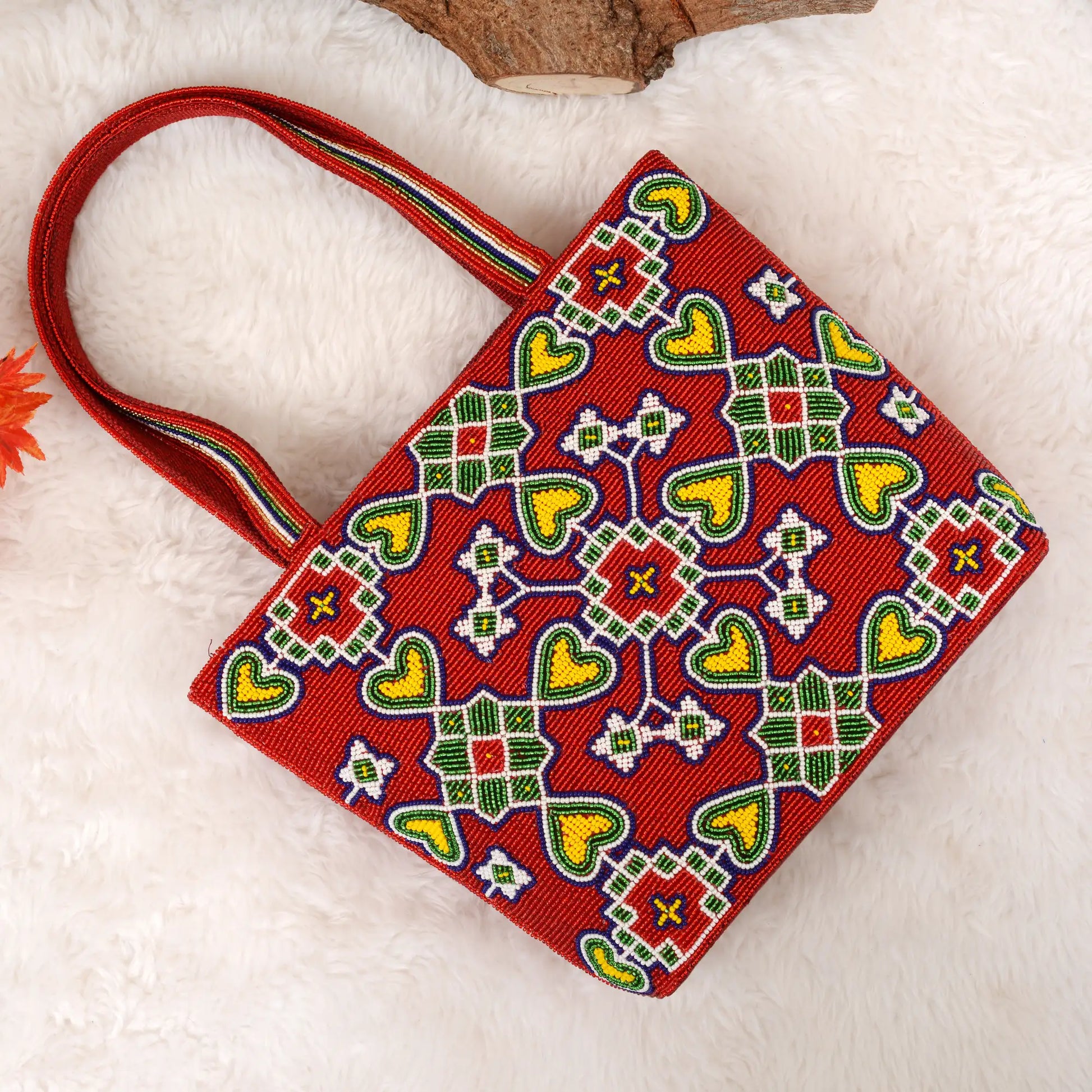 Patola Beaded Handbag