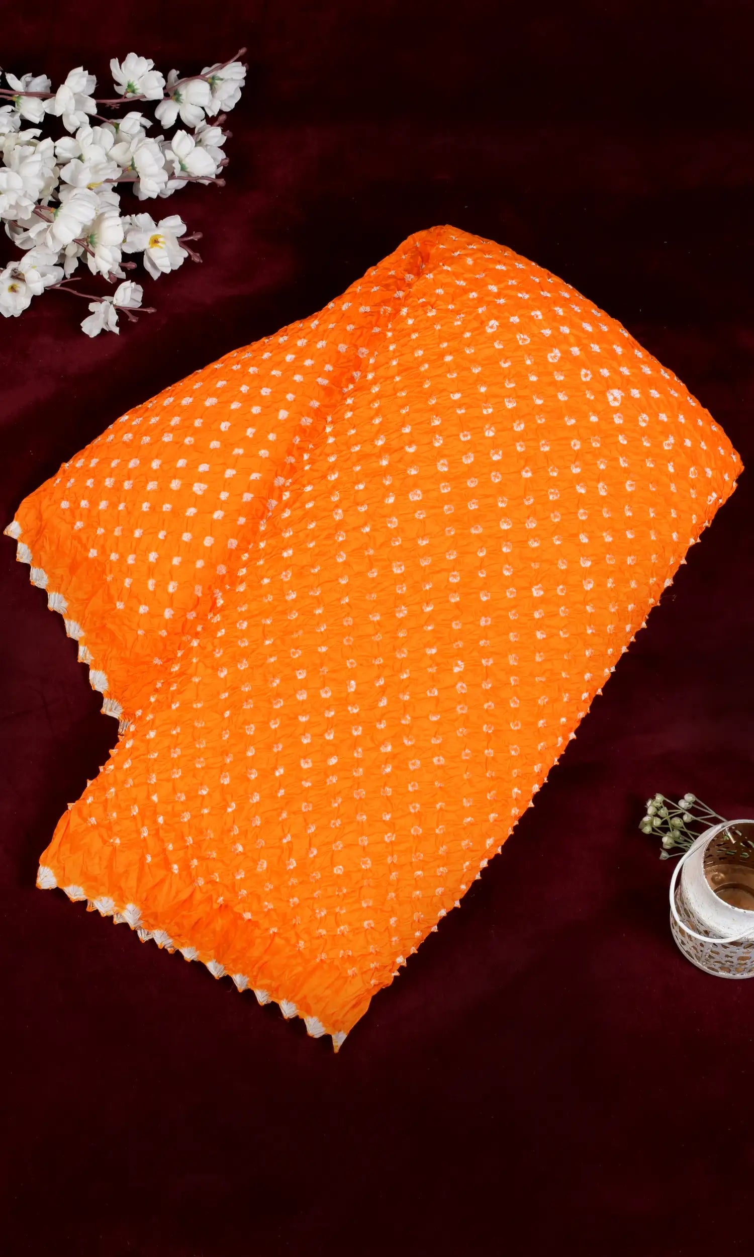 Makadi Bandhani Saree