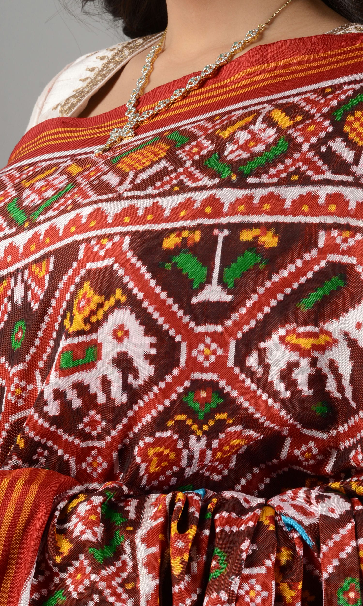 Double Ikat Patola Saree 11 Motifs