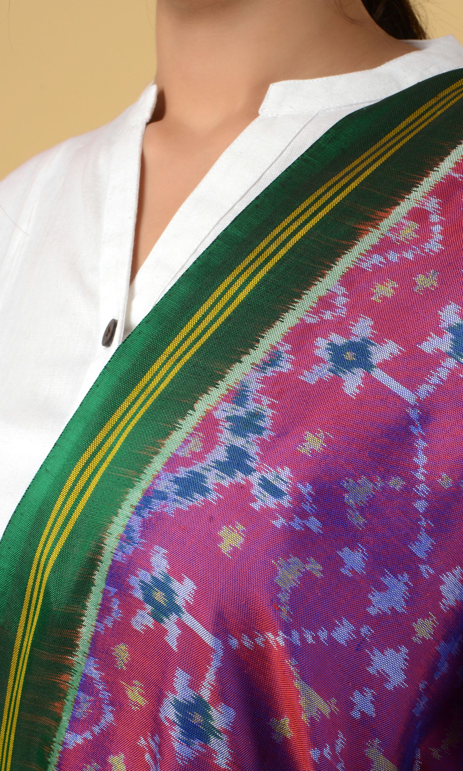 Single Ikat Patola Dupatta Nau Ratan