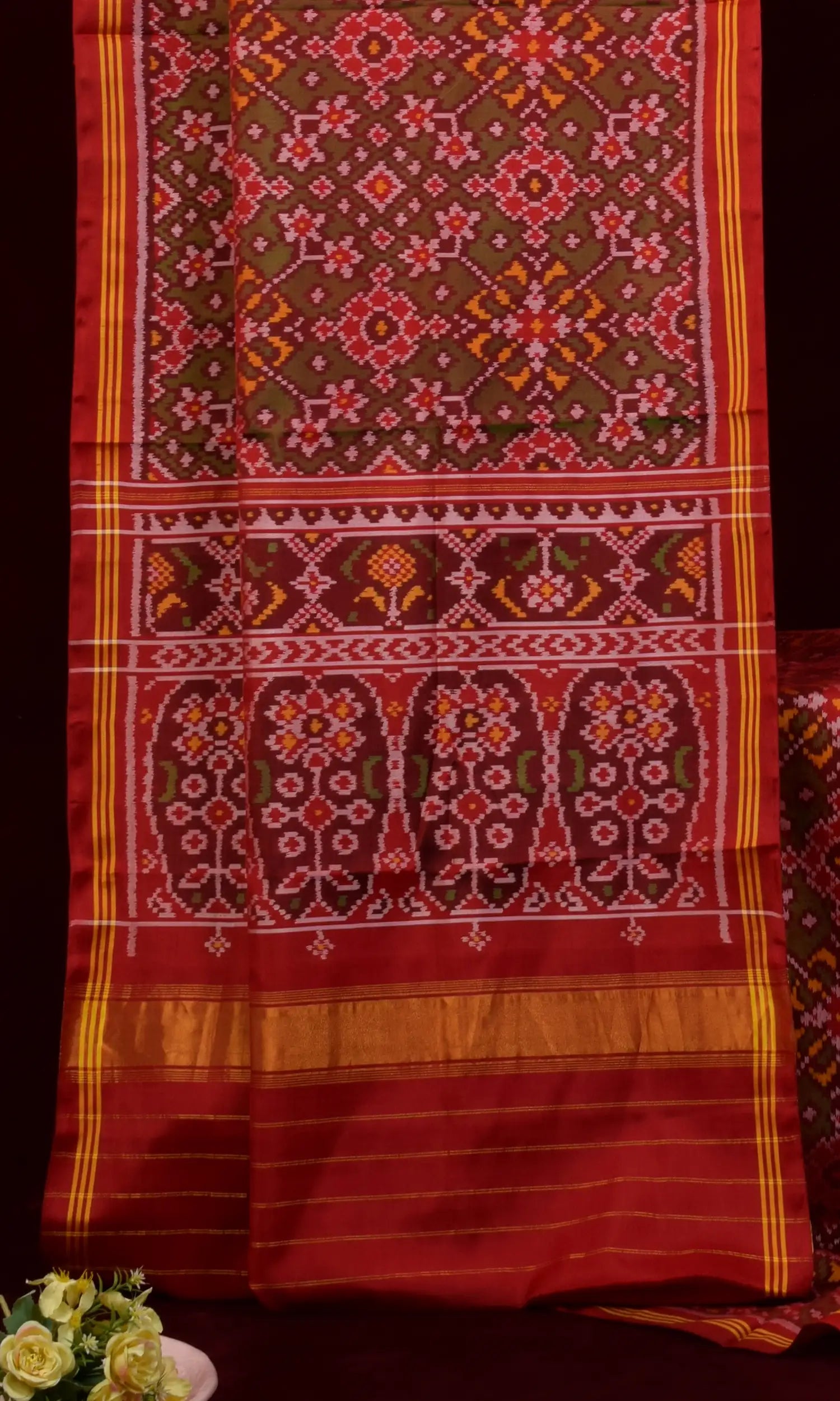 Single Ikat Patola Saree