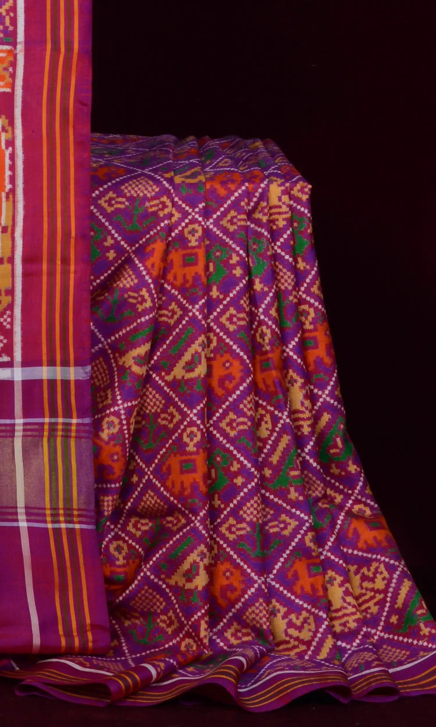 Double Ikat Patola Saree