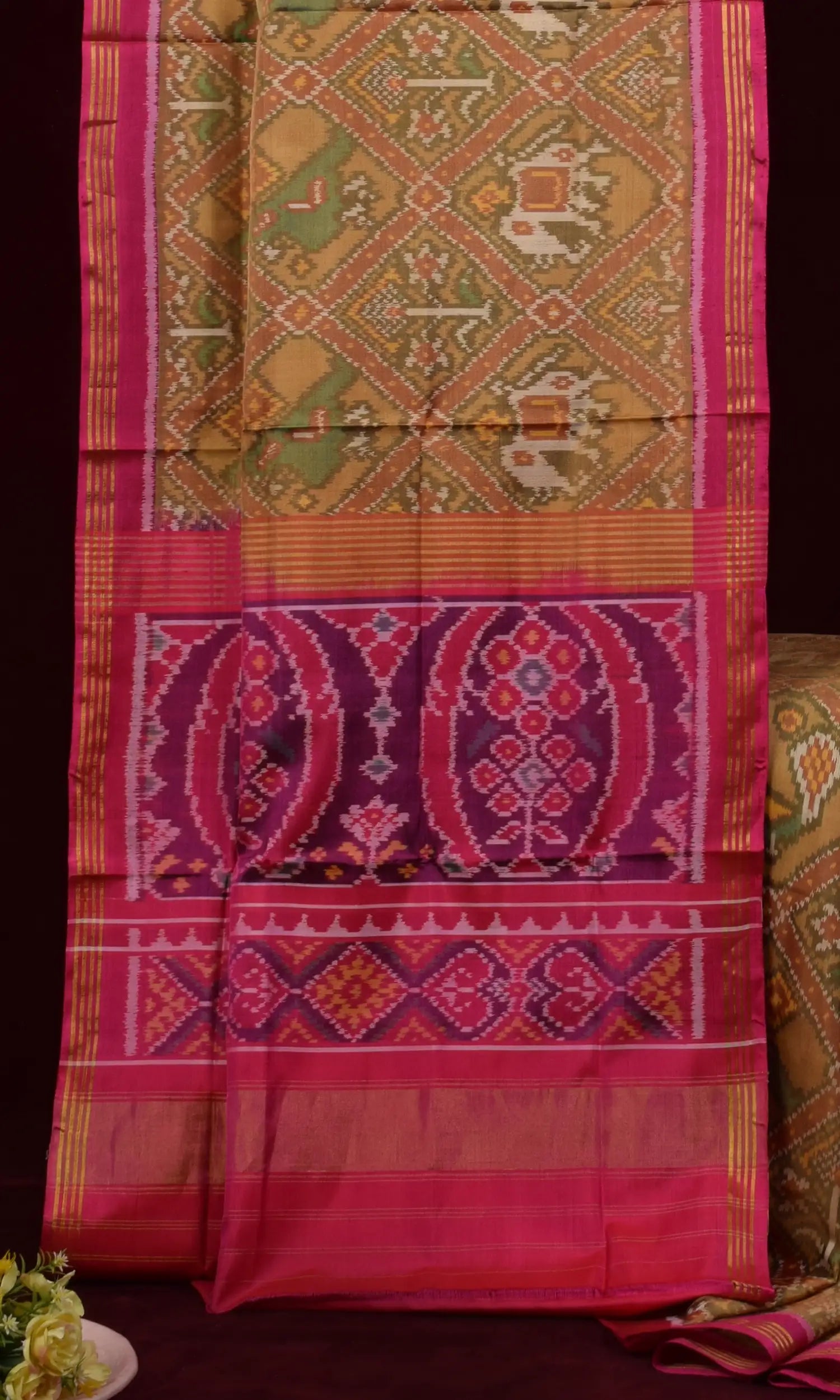 Single Ikat Patola Saree