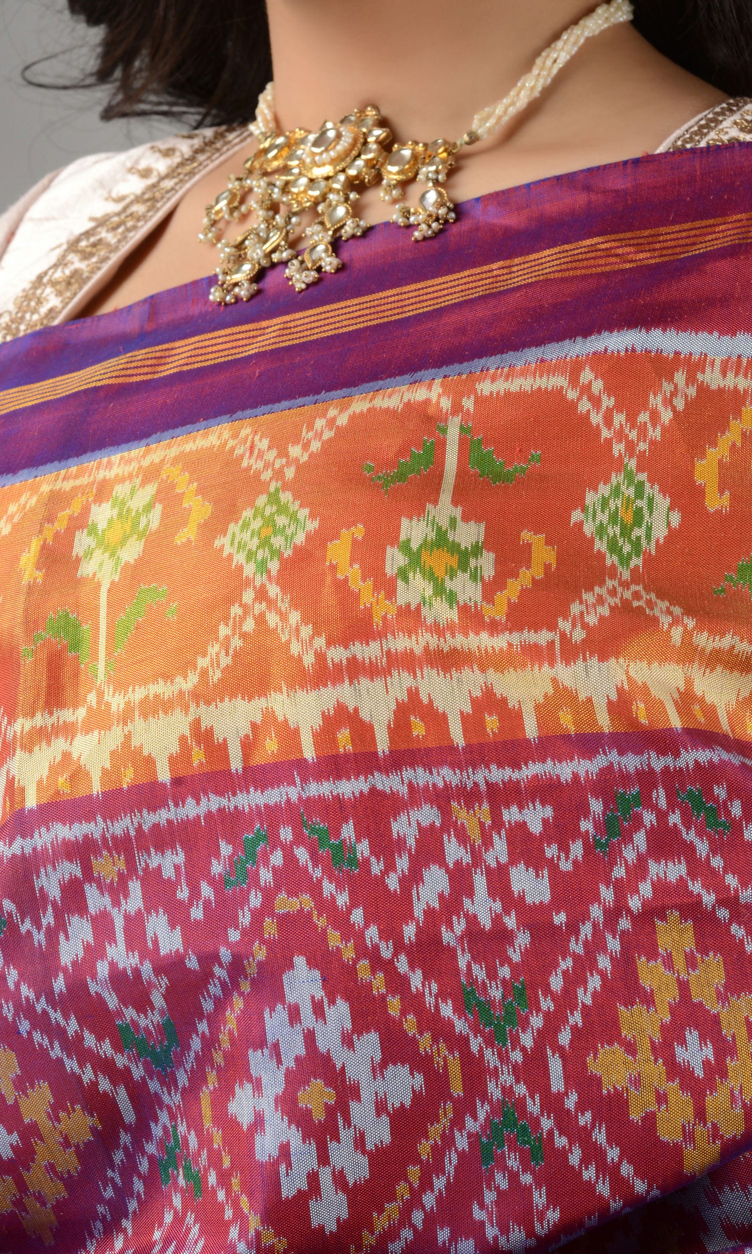 Rajkoti Patola Saree Chanda