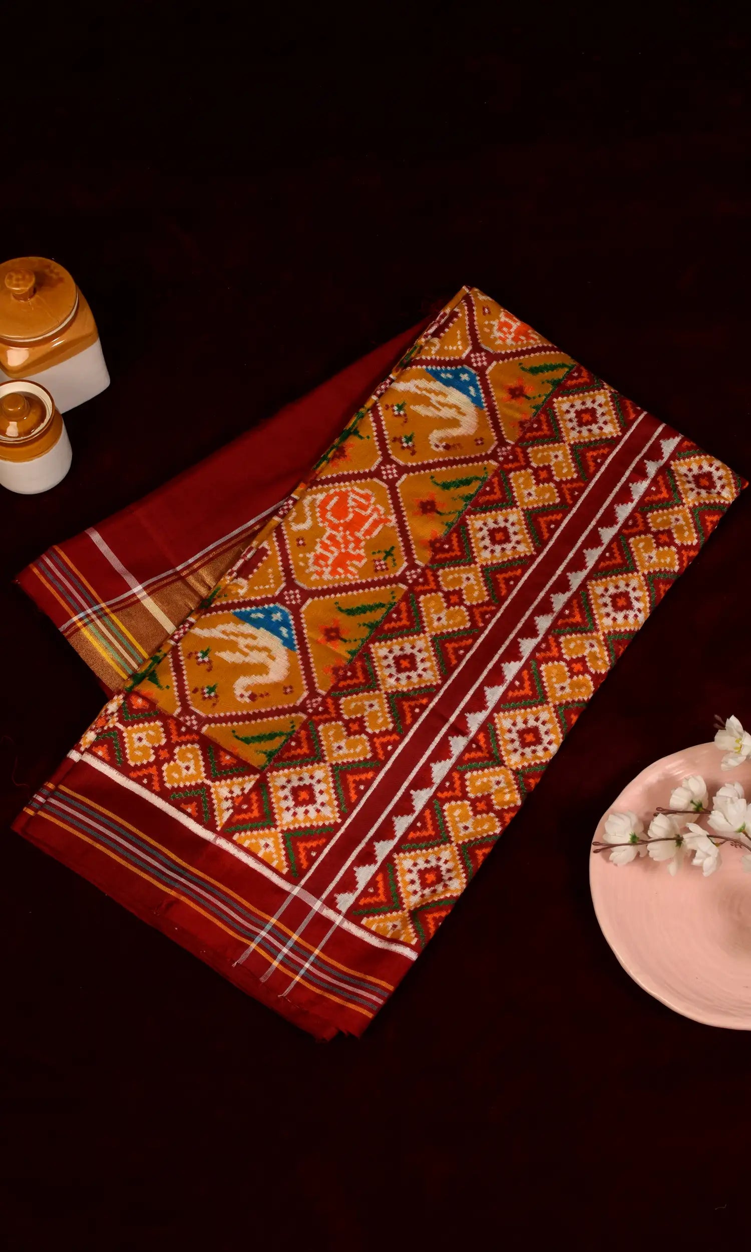 Double Ikat Patola Saree
