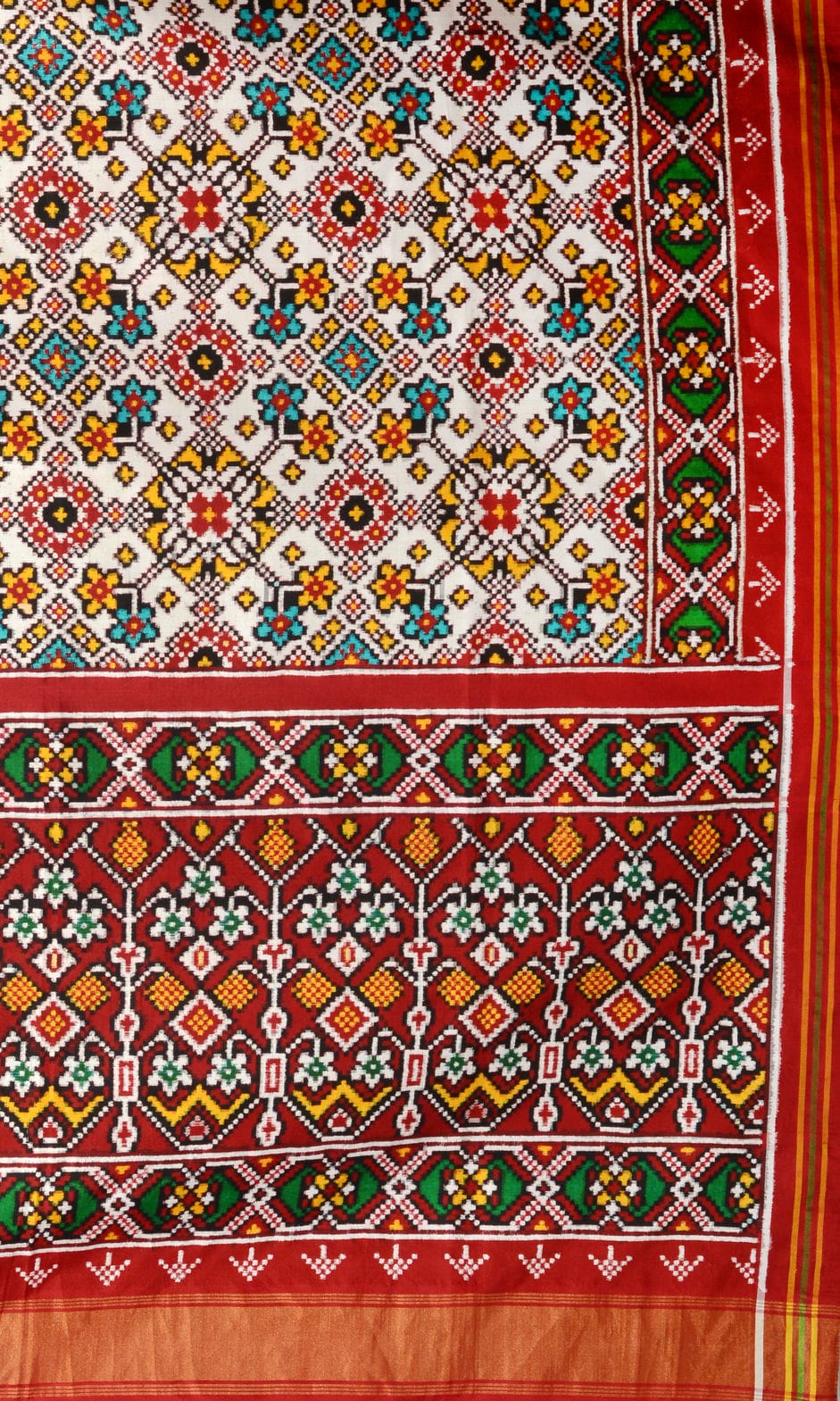Double Ikat Patola Saree Nau Ratan