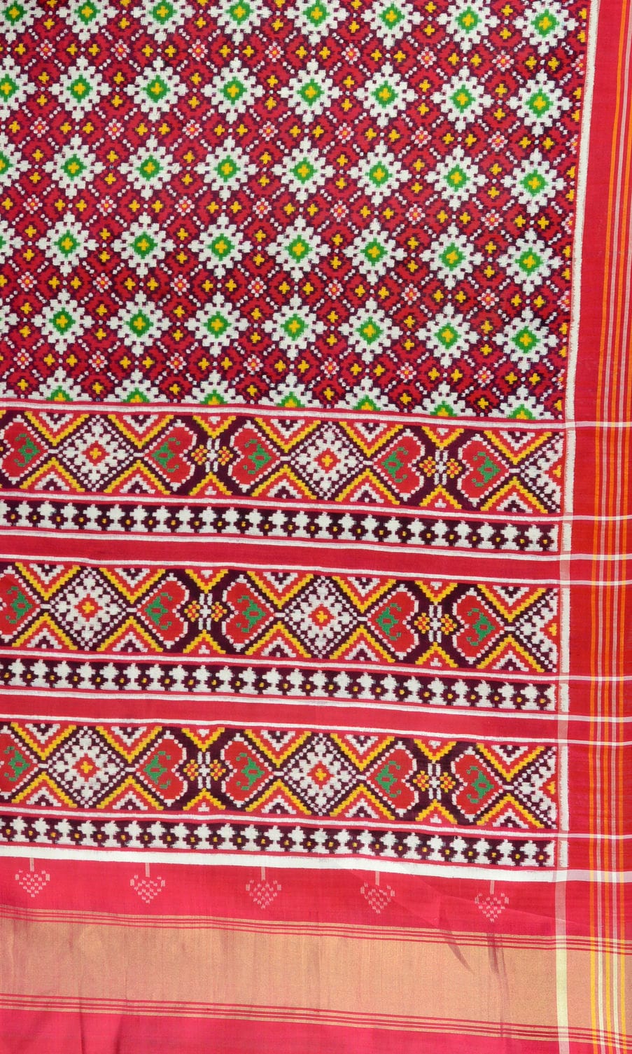 Double Ikat Patola Saree Chanda