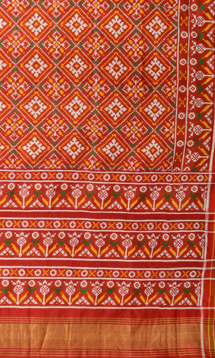 Double Ikat Patola Saree Chanda