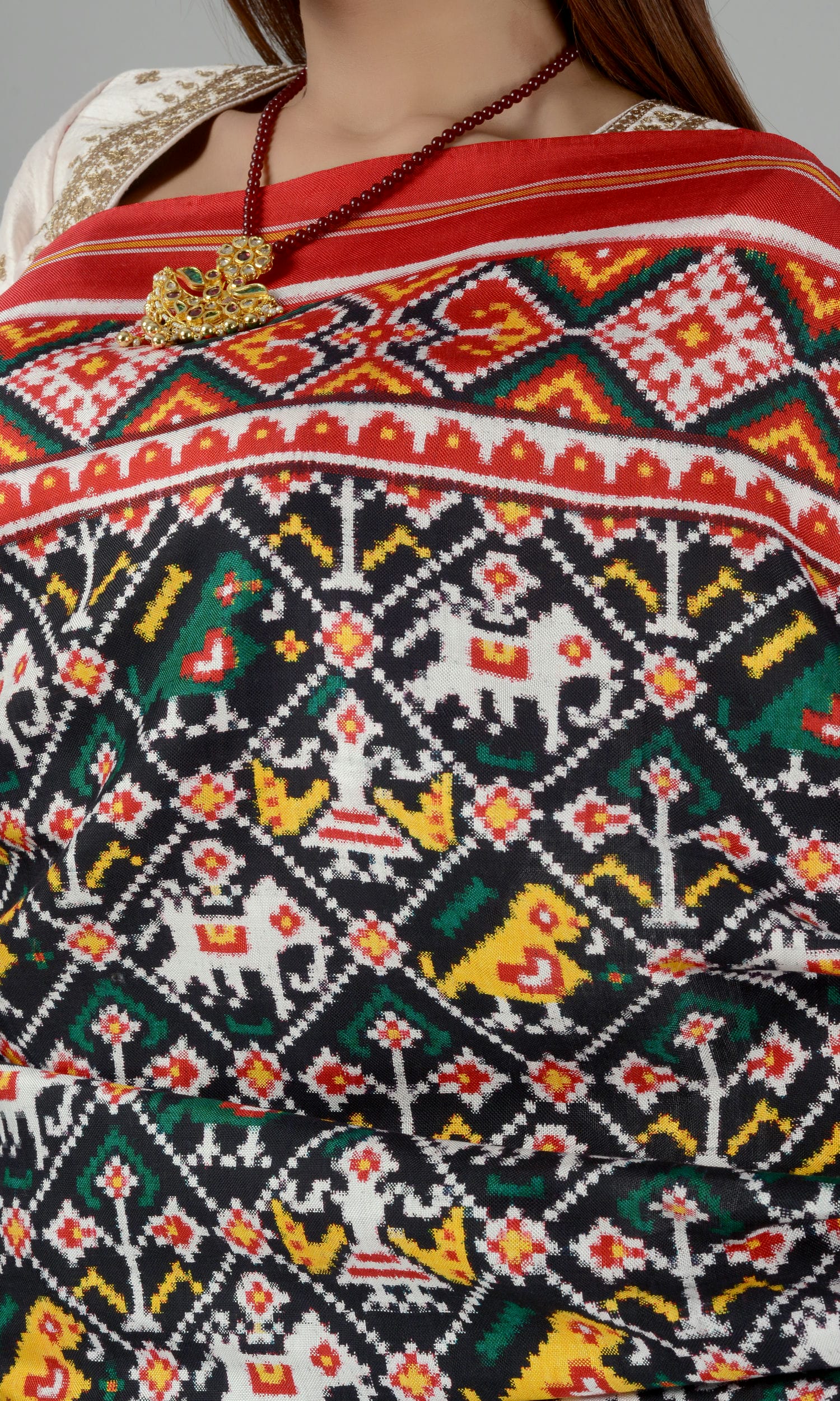 Double Ikat Patola Saree Nari Kunj