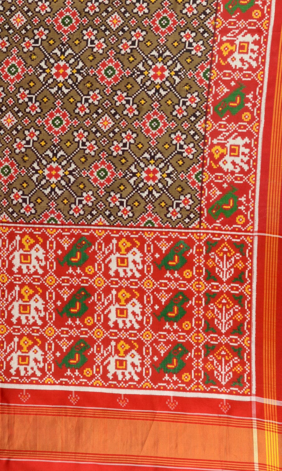 Double Ikat Patola Saree Nau Ratan