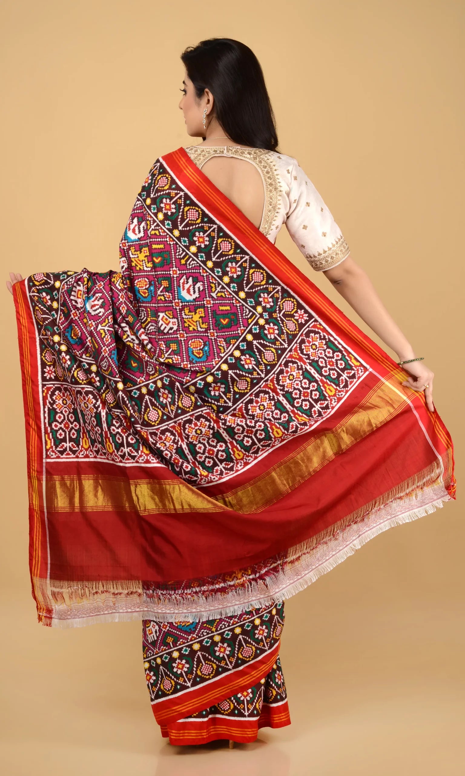 Double Ikat Patola Saree