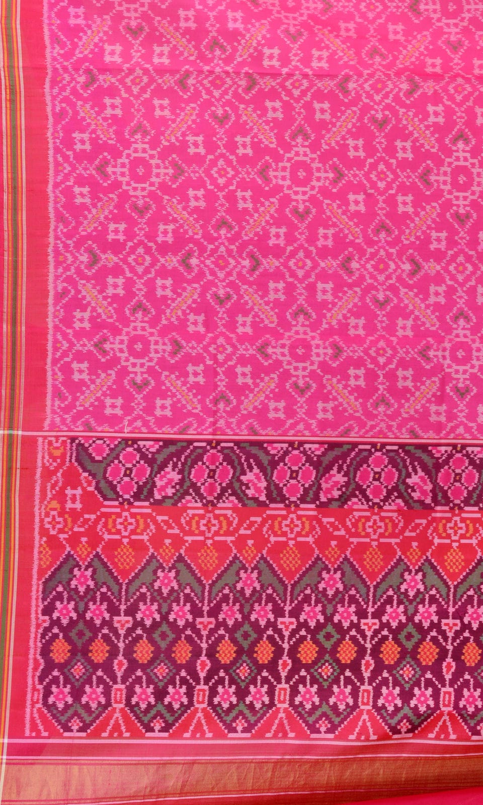 Single Ikat Patola Saree Manekchowk