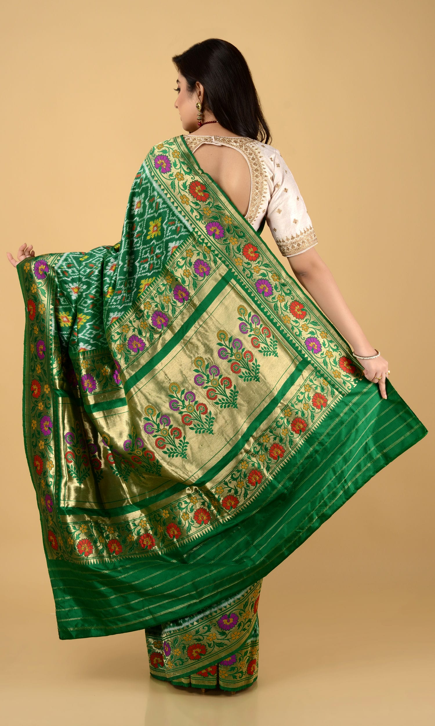 Paithani Sngle Ikat Patola