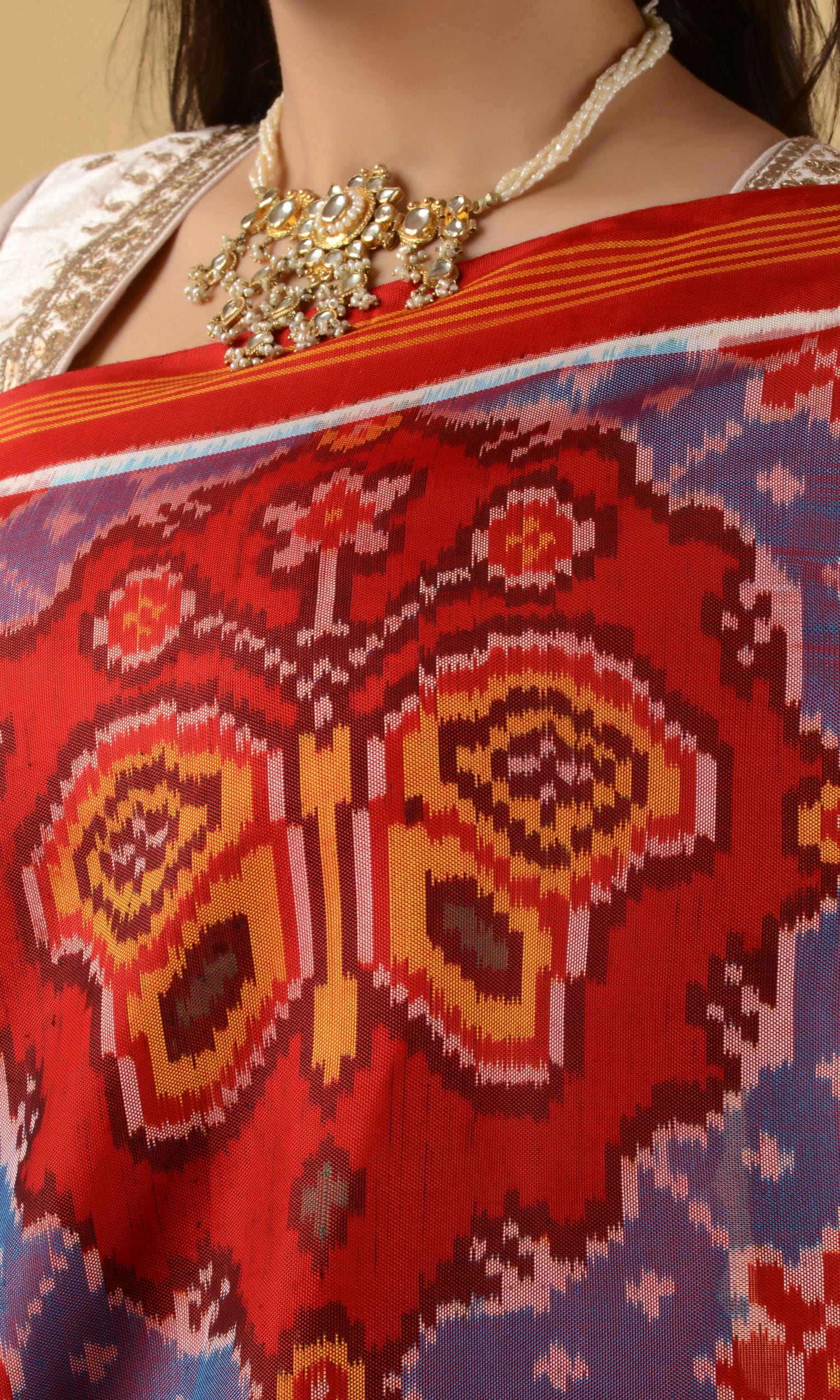 Single Ikat Patola Saree Patola Motifs