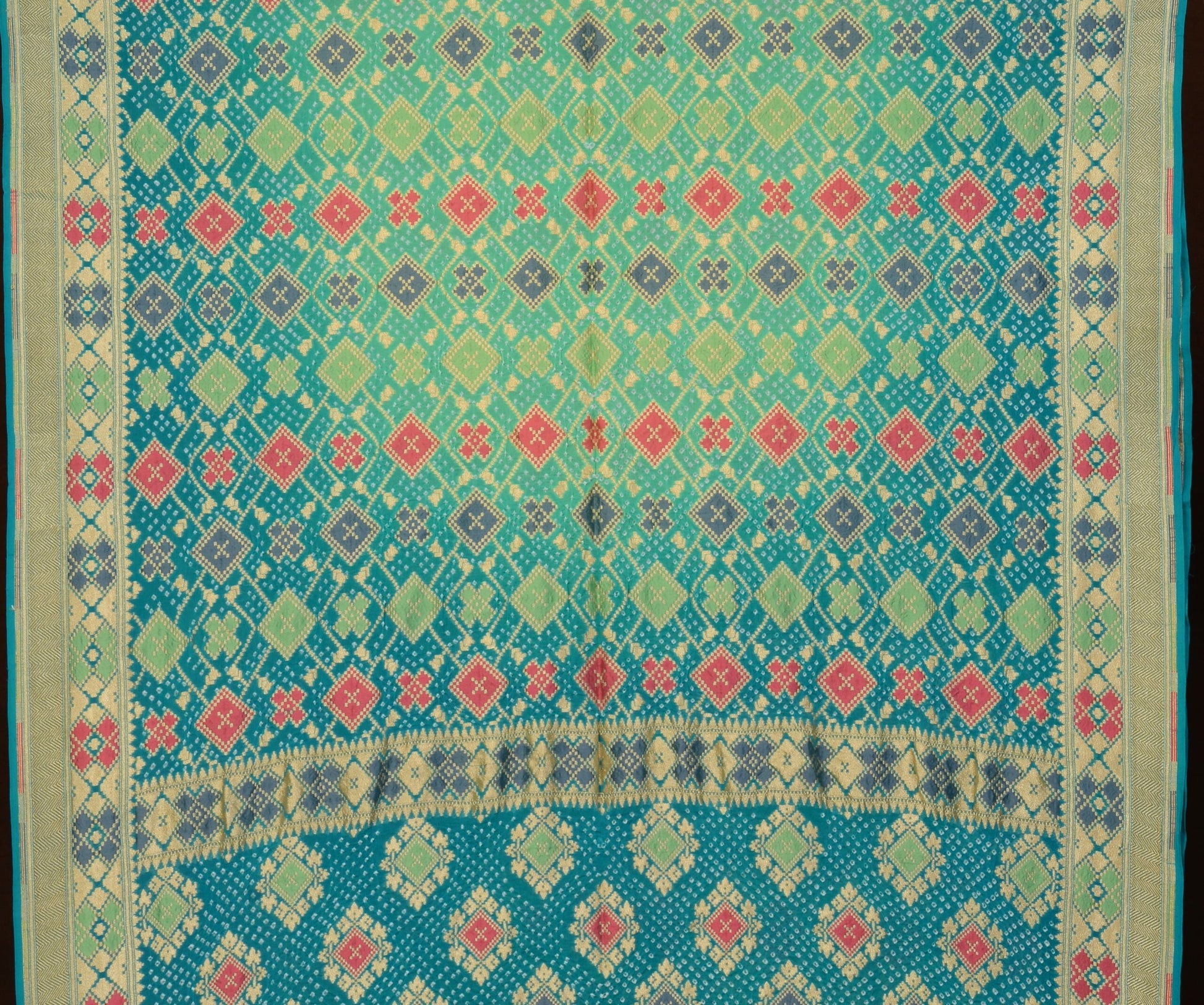 Banarasi Patola Weave Bandhani Saree Navdip Tundiya