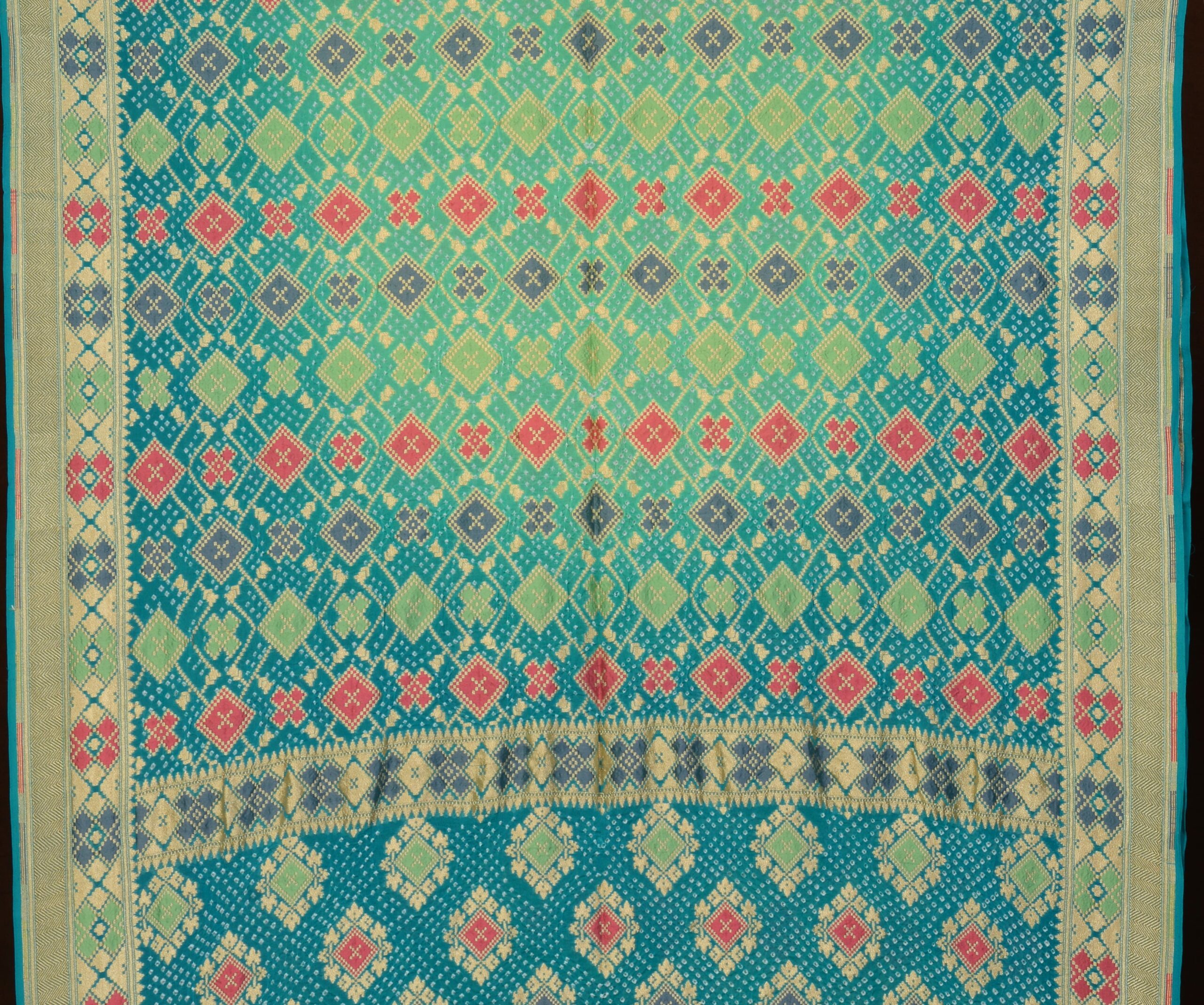 Banarasi Patola Weave Bandhani Saree Navdip Tundiya