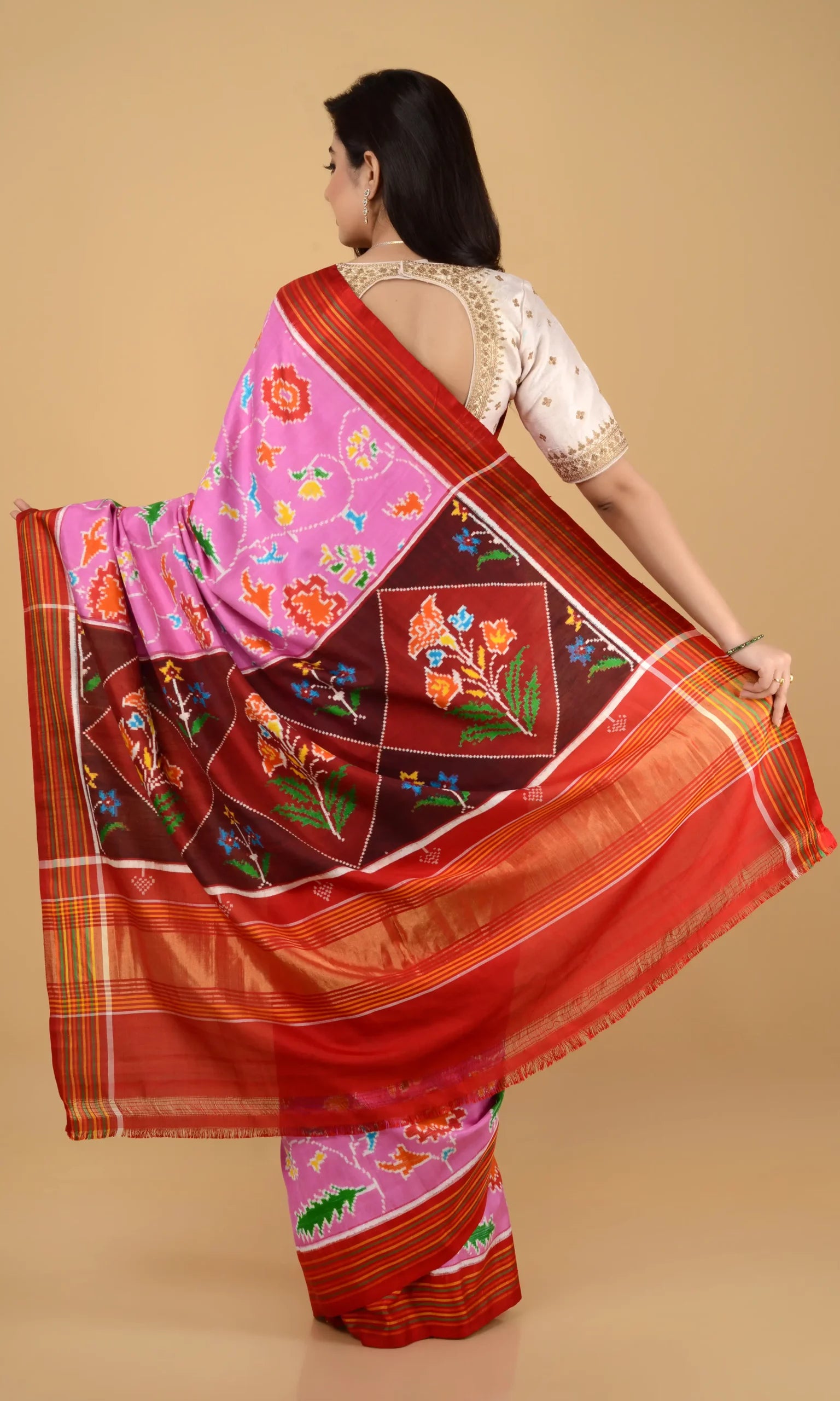 Double Ikat Patola Saree