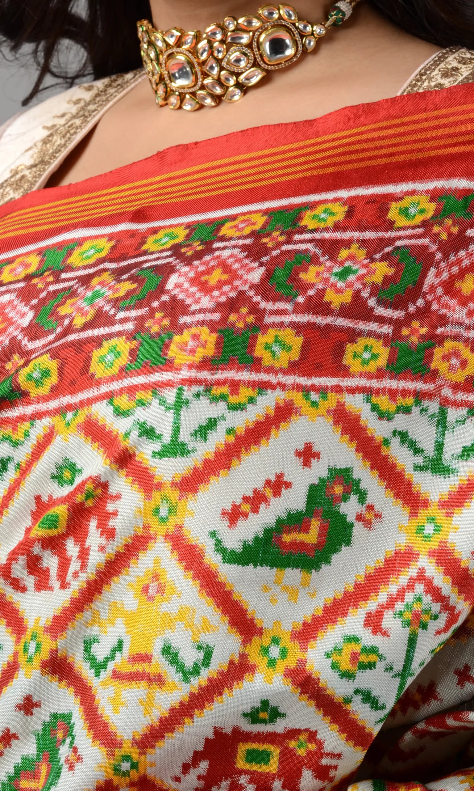 Double Ikat Patola Saree
