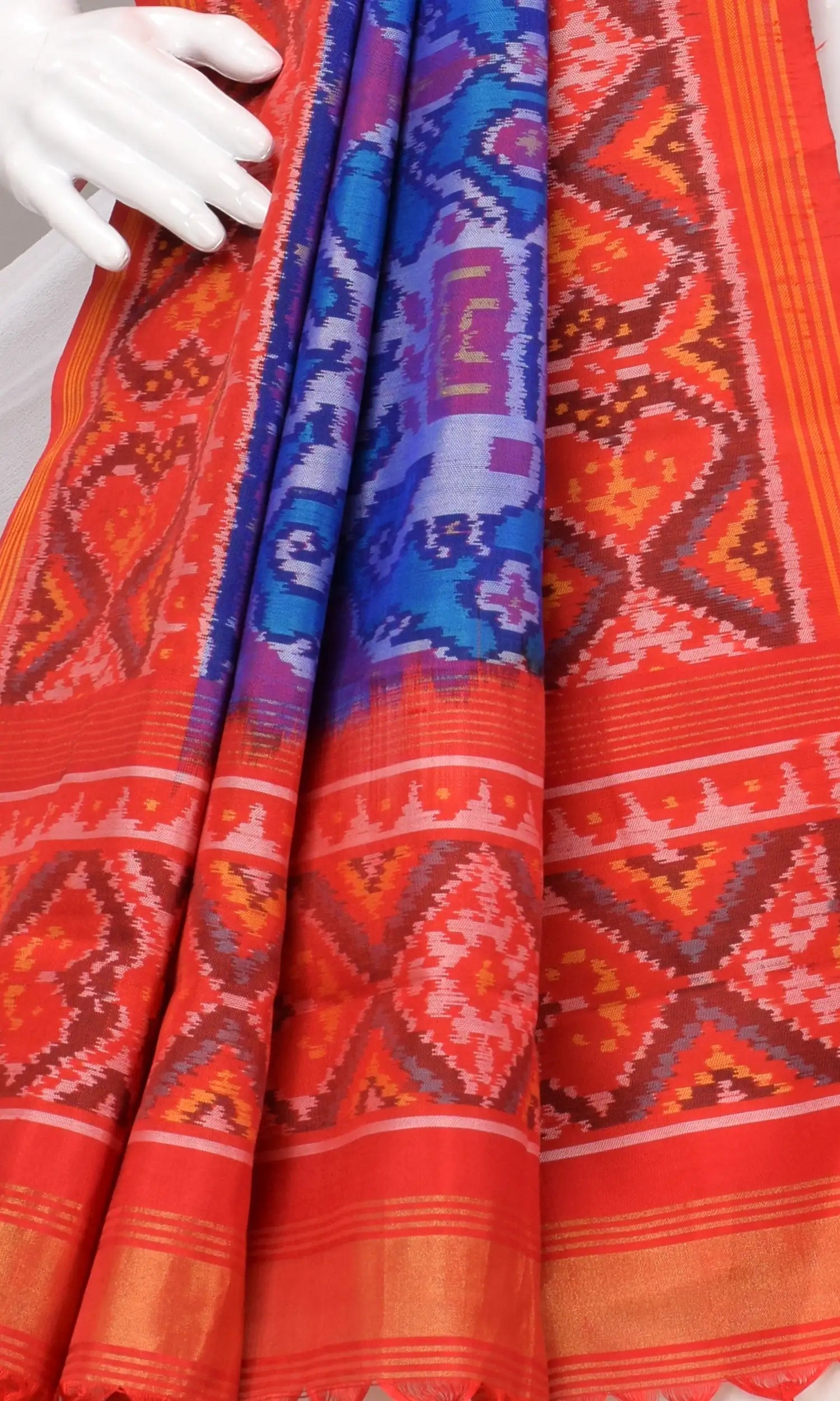 Single Ikat Patola Dupatta