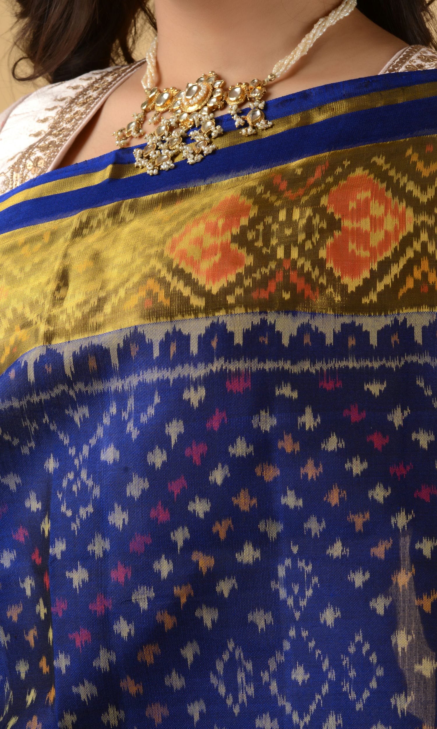 Rajkoti Patola Saree Chanda