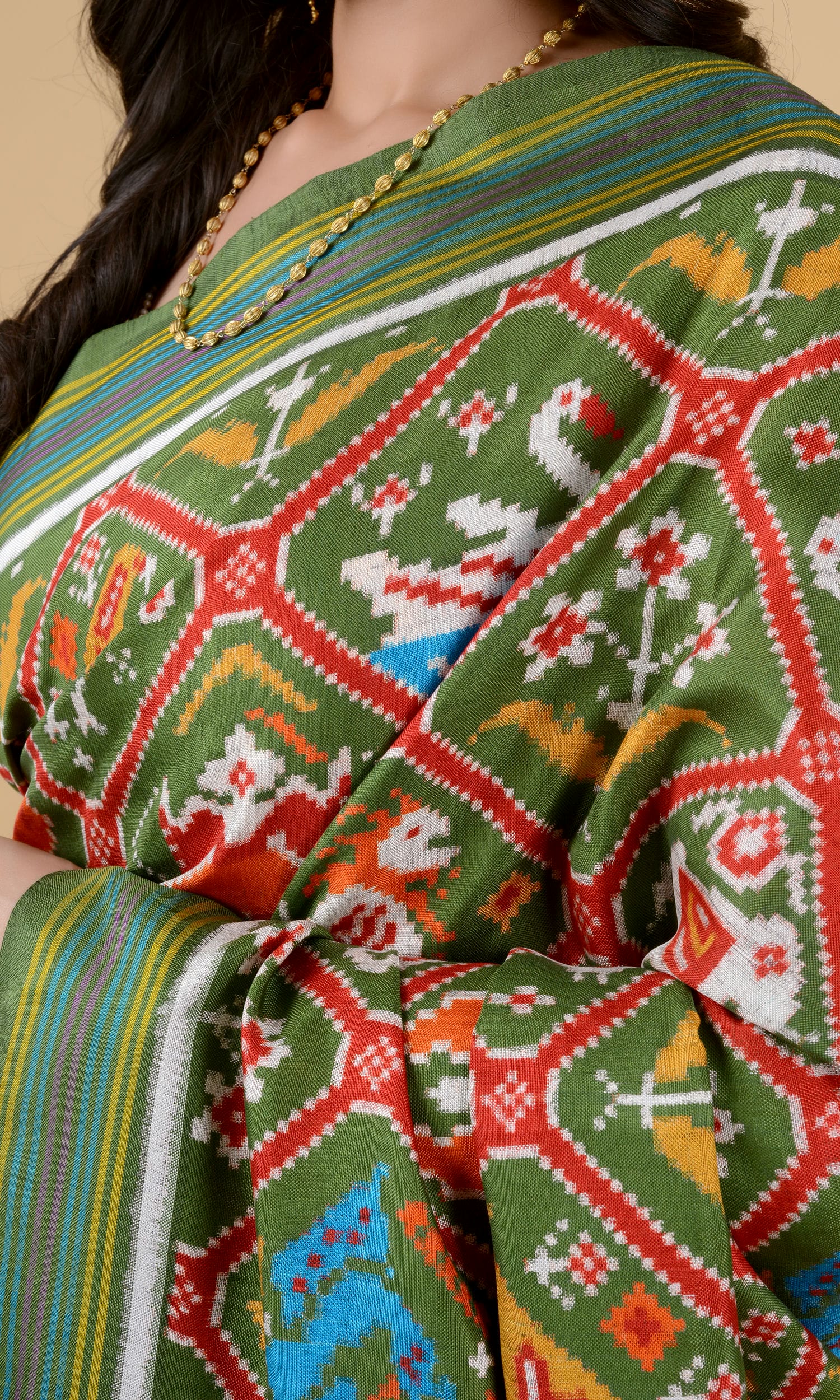 Double Ikat Patola Saree 9 Motif