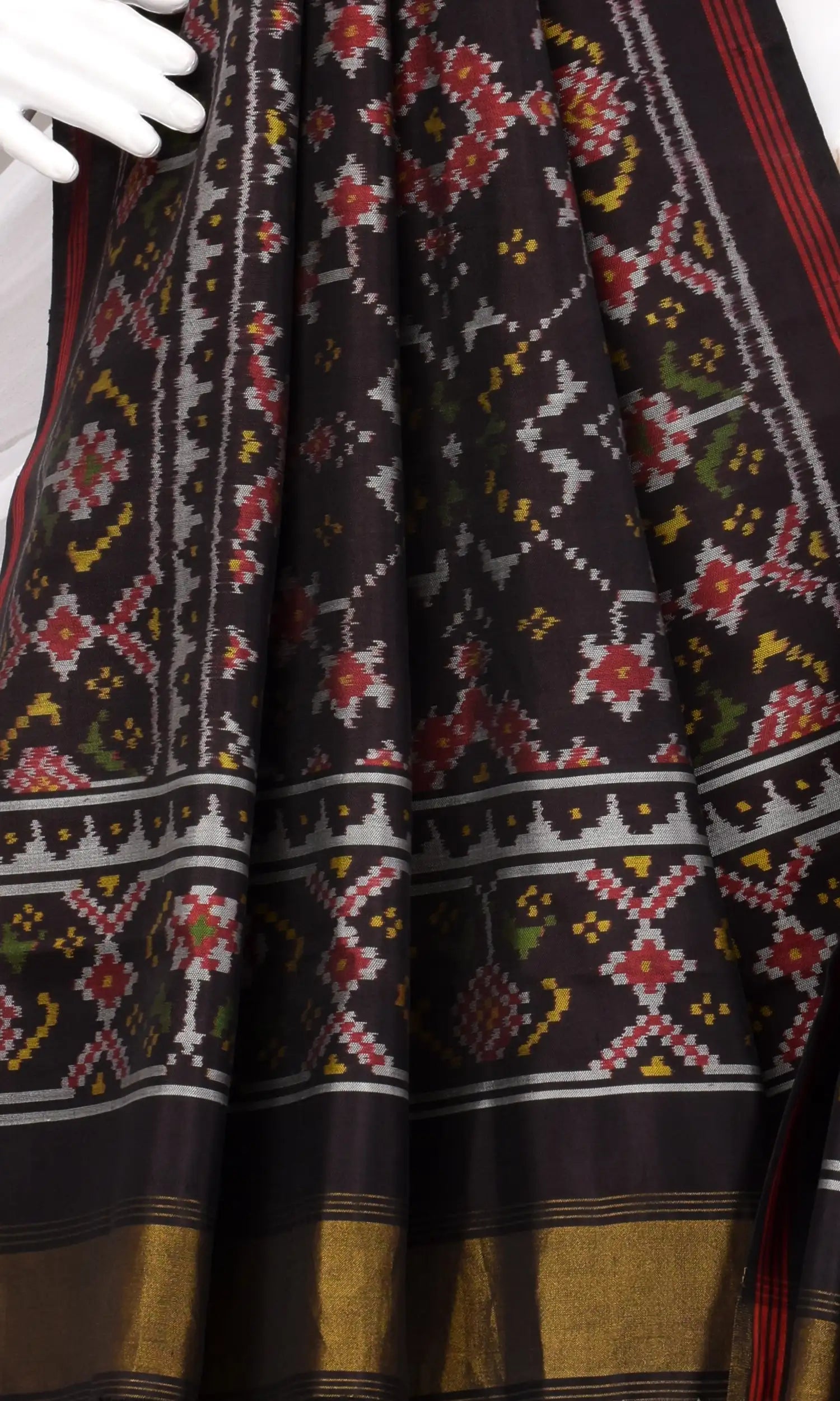 Single Ikat Patola Dupatta