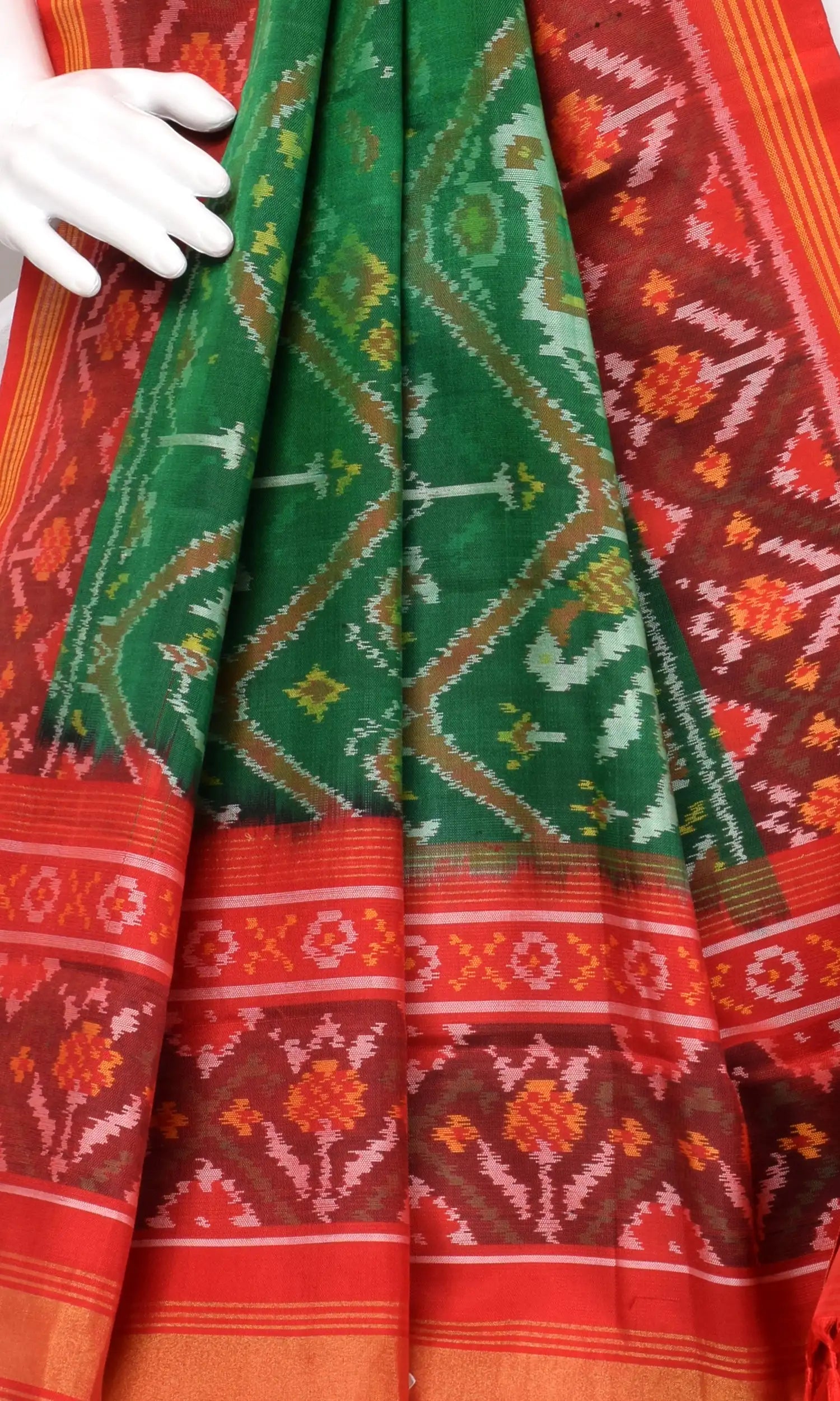 Single Ikat Patola Dupatta