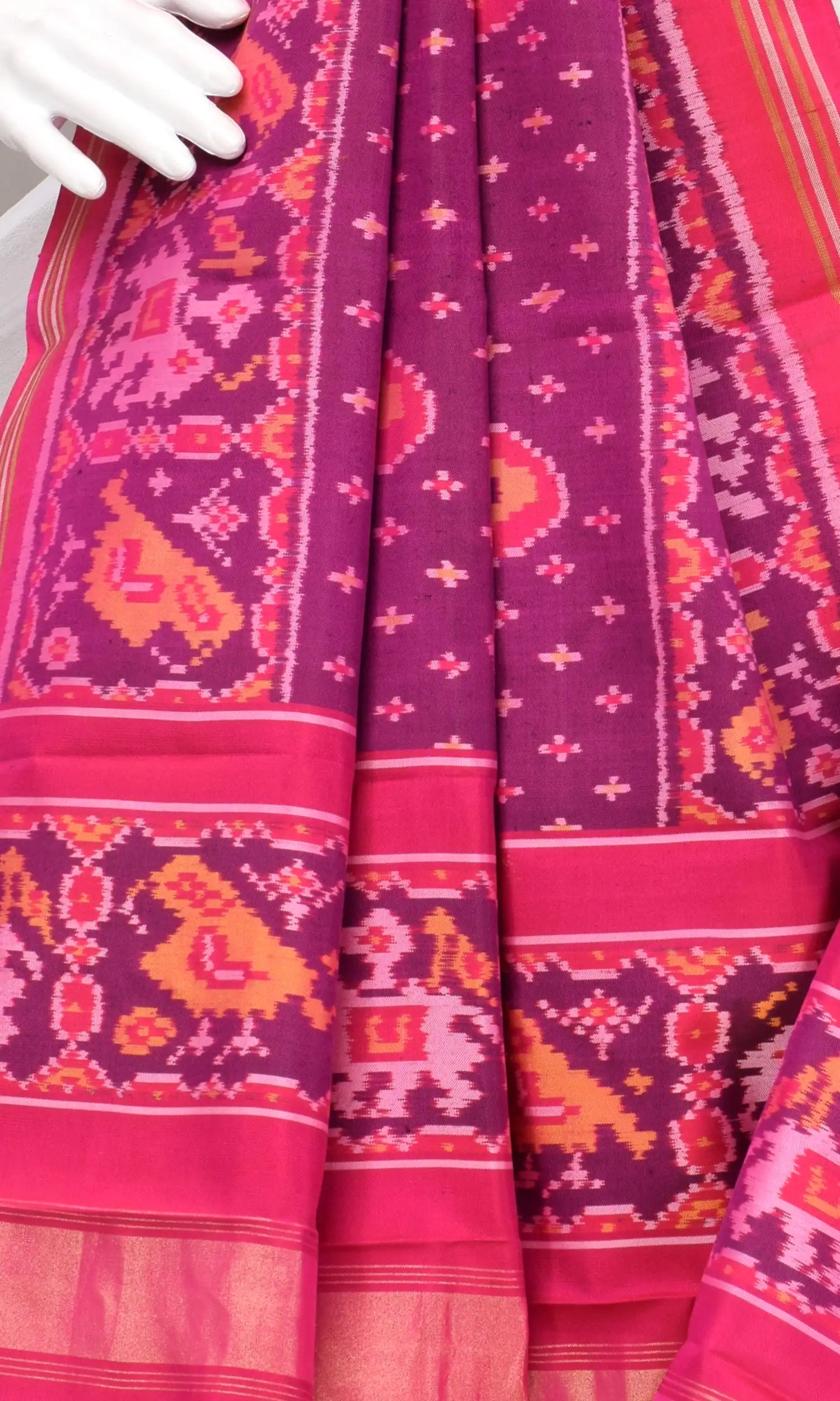 Single Ikat Patola Dupatta