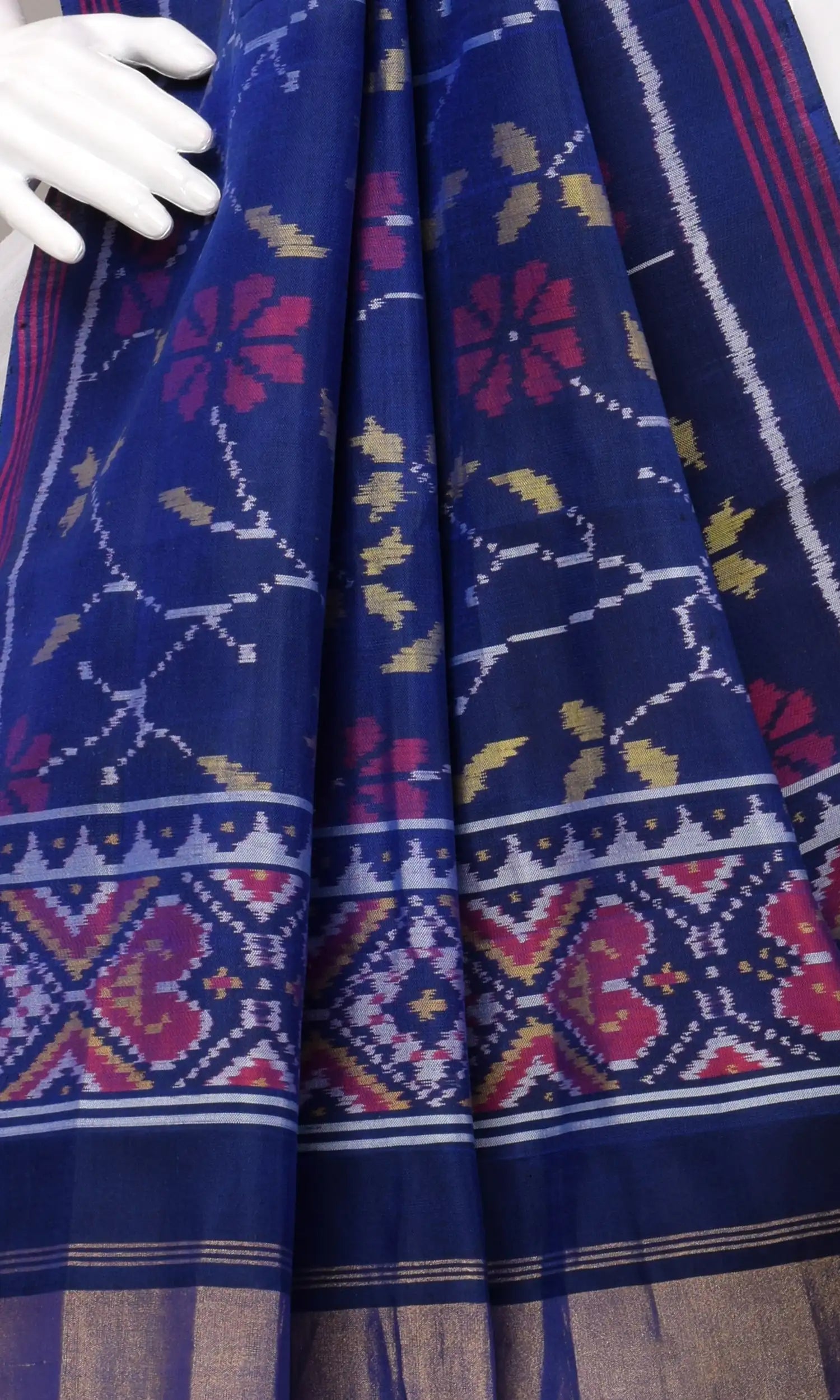Single Ikat Patola Dupatta