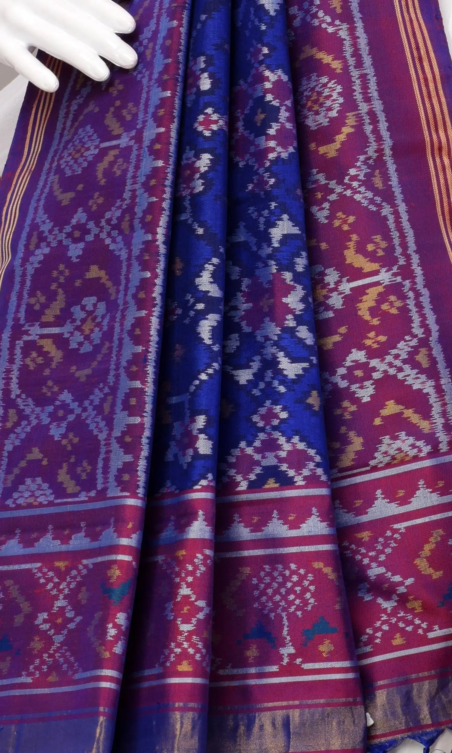 Single Ikat Patola Dupatta