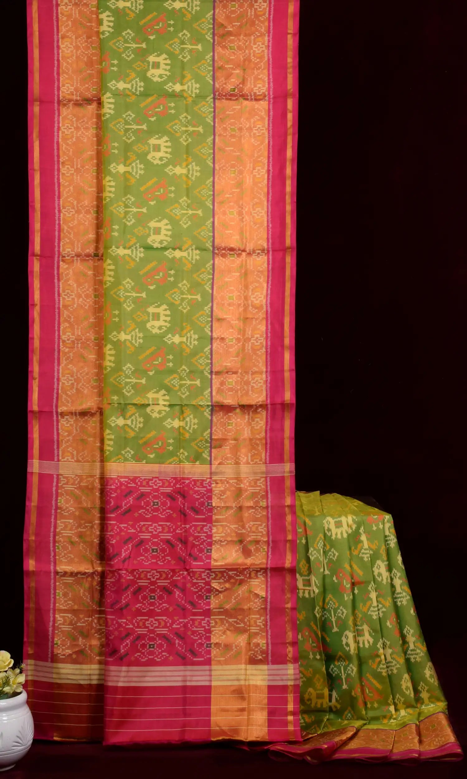 Rajkoti Patola Saree